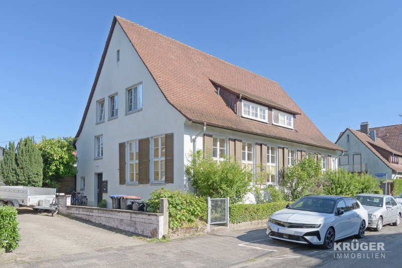 KA-Rüppurr | Denkmalobjekt mit Entwicklungspotenzial - 2 Wohnungen, Büro und Gewerbeeinheit