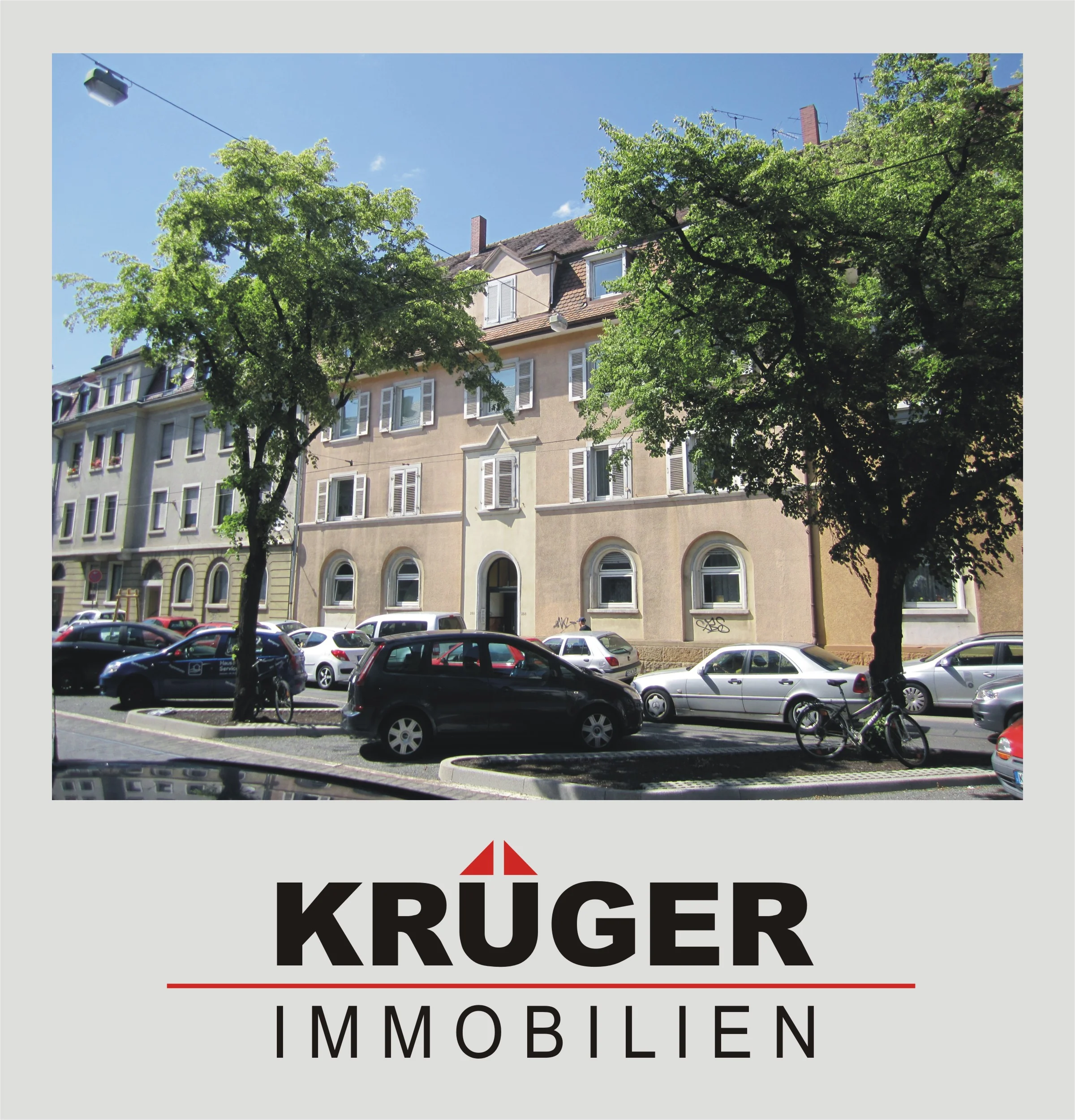Karlsruhe-Weststadt-Kriegsstraße / Mietshaus mit 10 Wohneinheiten und großem Garten / zusätzliche Ausbaureserve im Speicher
