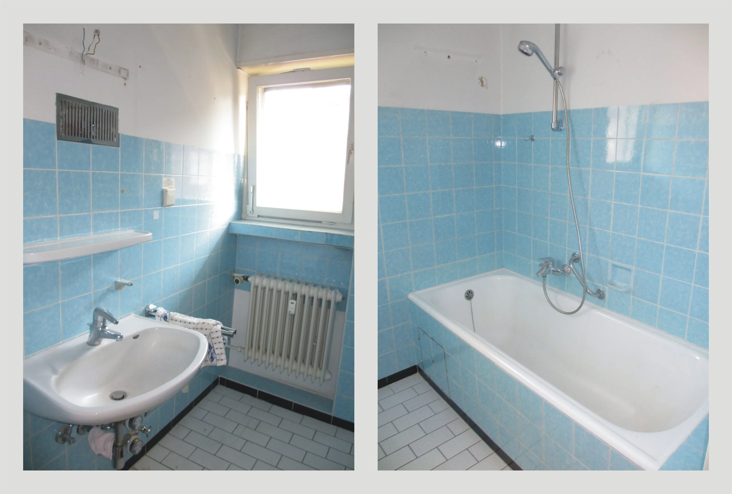 KA-Durlach / helle 3-Zimmer-Wohnung mit zwei Balkonen, Garage und Turmbergblick / Basler-Tor-Straße / bezugsfrei