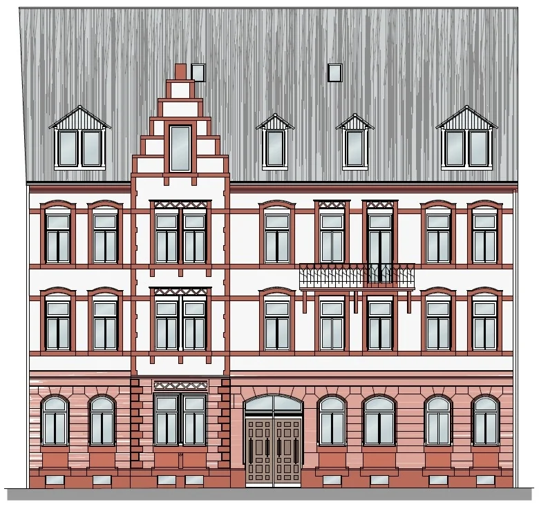 KA-Durlach / 4-Zi-Wohnung mit Balkon in stilvollem Altbau / Komplettsanierung mit Denkmalabschreibung