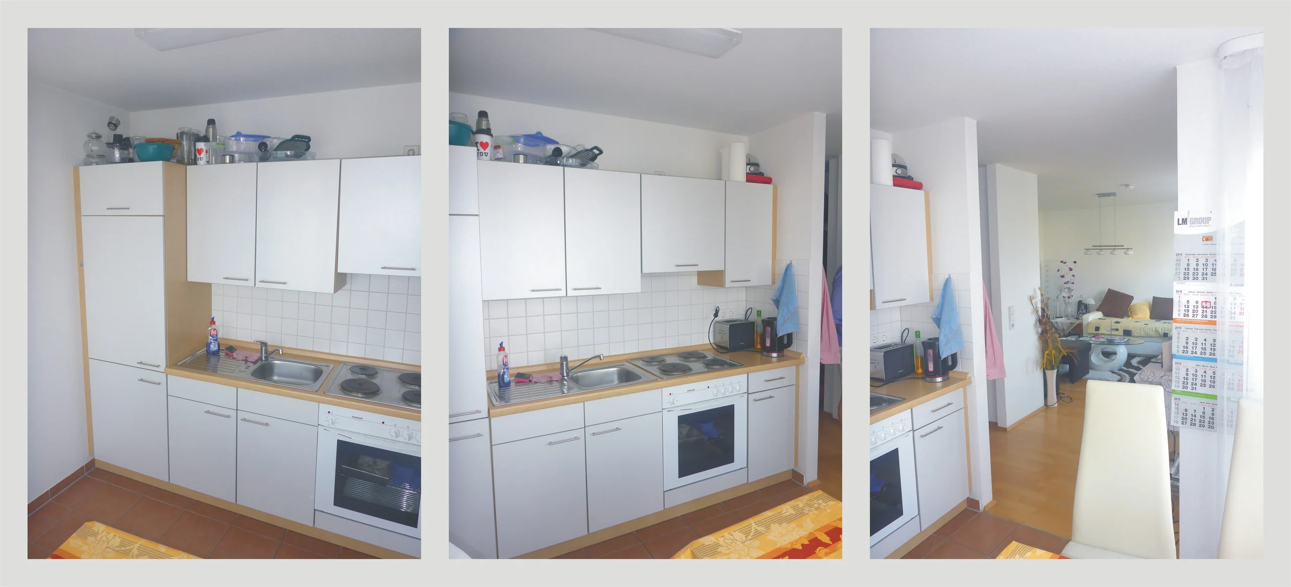 KA-Großoberfeld / helle & gepflegte 1-Zimmer-Wohnung mit Einbauküche, KFZ-Stellplatz, Kellerraum, etc. / derzeit vermietet