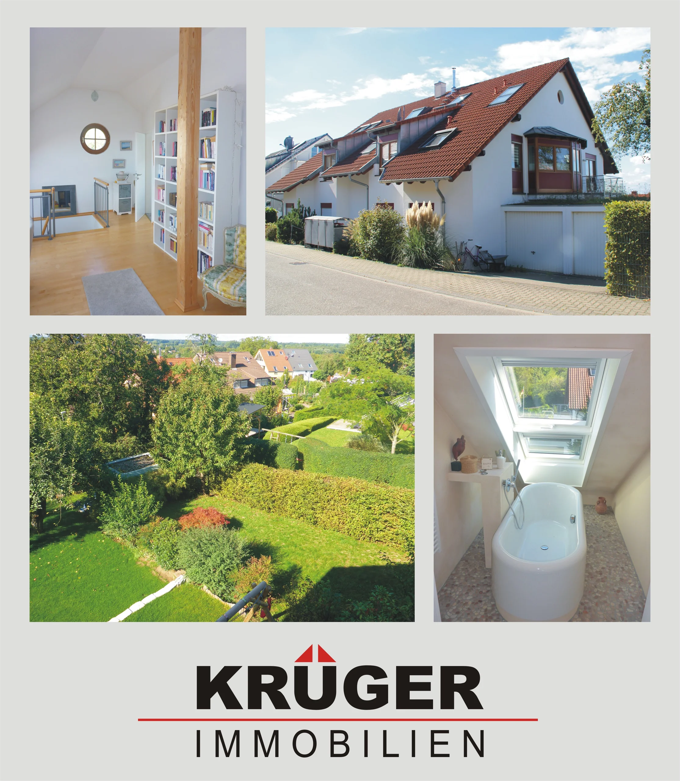 KA-Grötzingen / traumhafte und gepflegte 5,5-Zi-Maisonette-Whg mit EBK, Garage, Keller, Hobbyraum, Balkon, Terrasse und Gartengrundstück in naturnaher Hanglage mit fantastischem Panorama-Weitblick