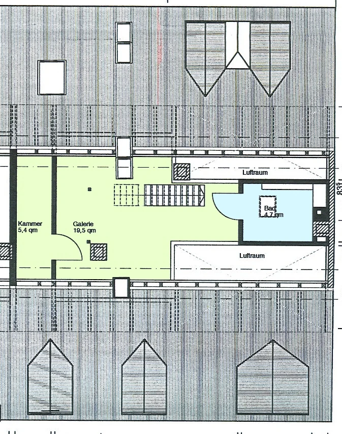 Sanierte 4-Zi-Dachgeschoss-Maisonette-Wohnung mit Loggia in stilvollem Altbau in KA-Durlach mit Denkmalabschreibung