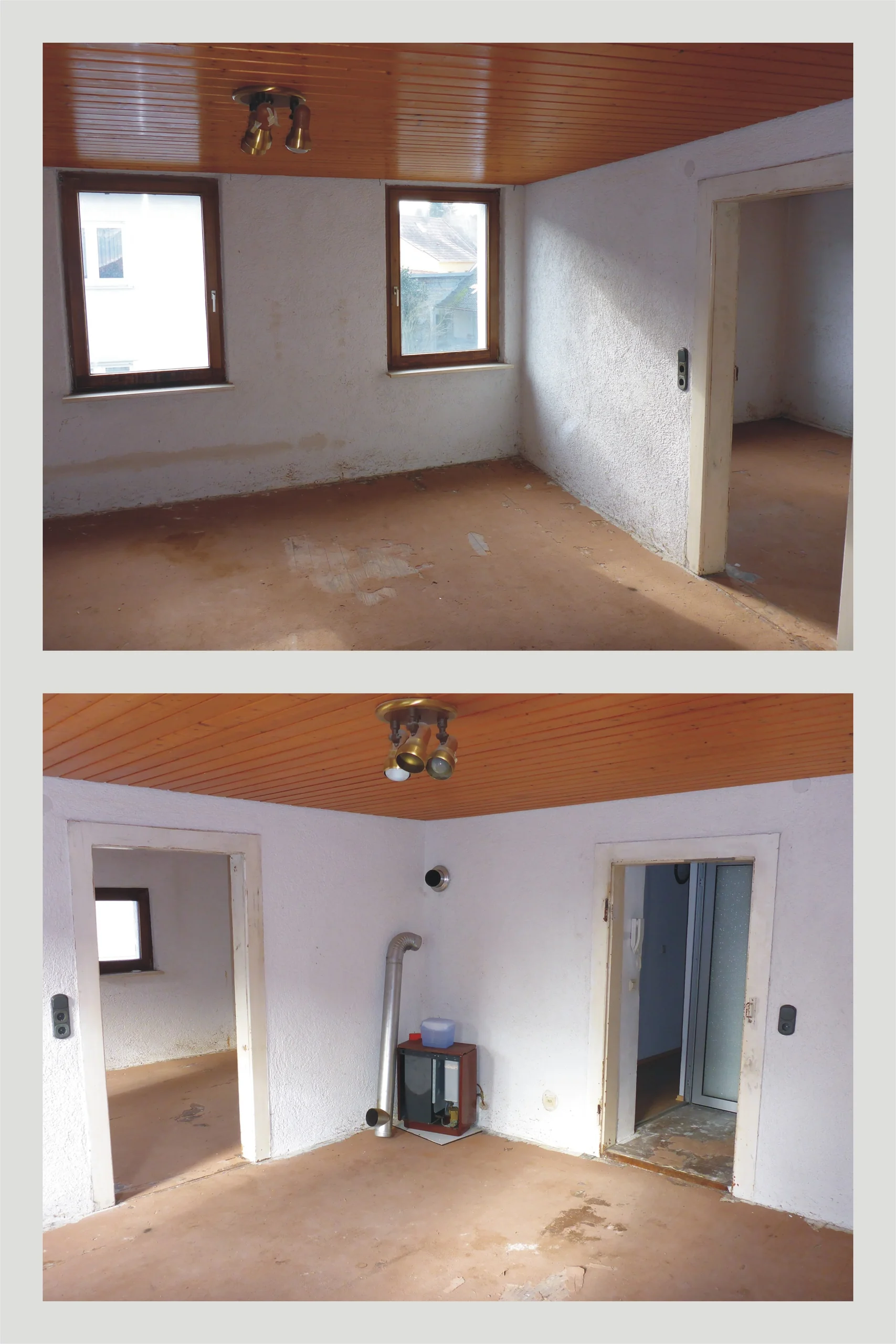 Walzbachtal-Jöhlingen / renovierungsgedürftige 2-Zimmer-Wohnung mit KFZ-Stellplatz / sofort frei