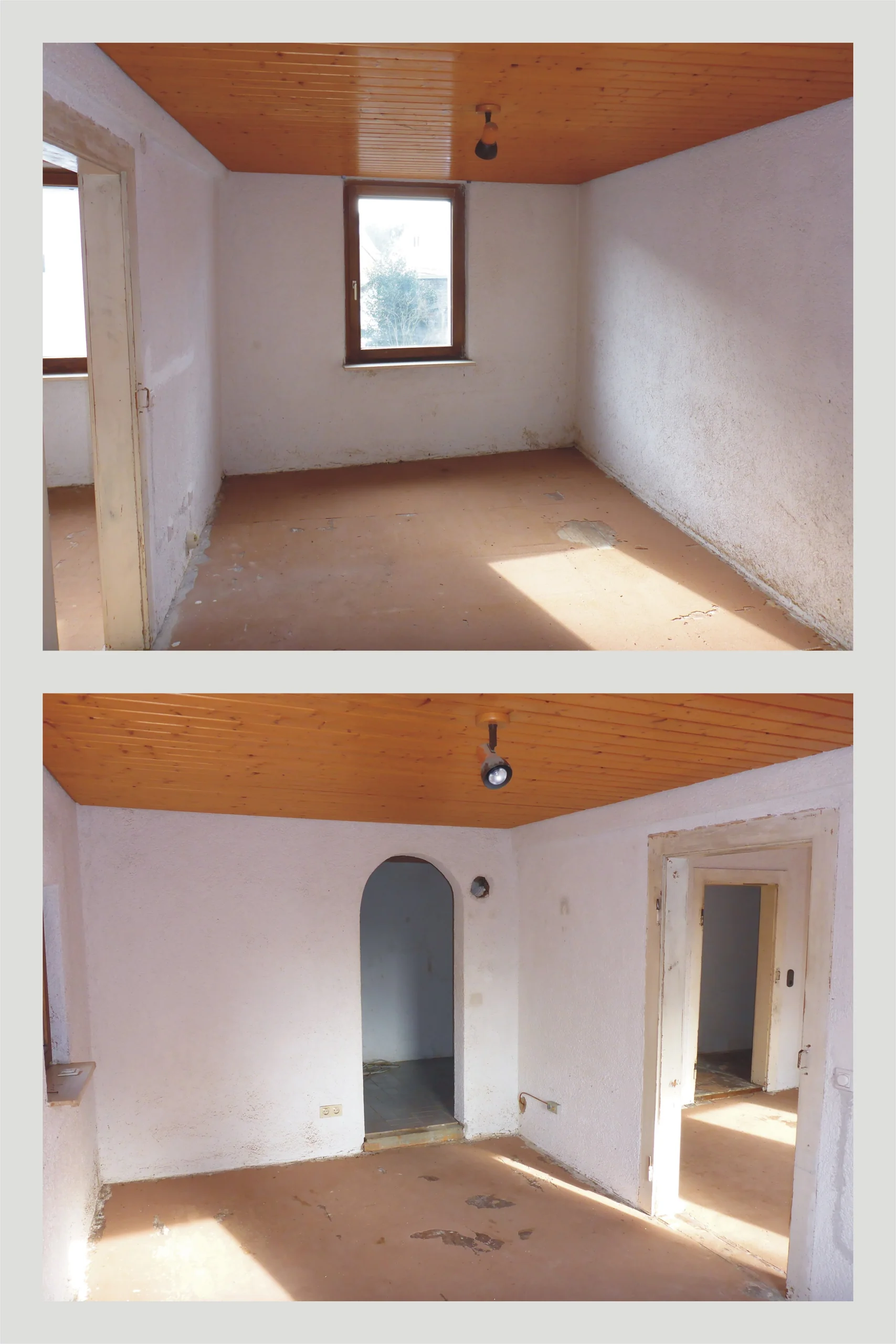 Walzbachtal-Jöhlingen / renovierungsgedürftige 2-Zimmer-Wohnung mit KFZ-Stellplatz / sofort frei