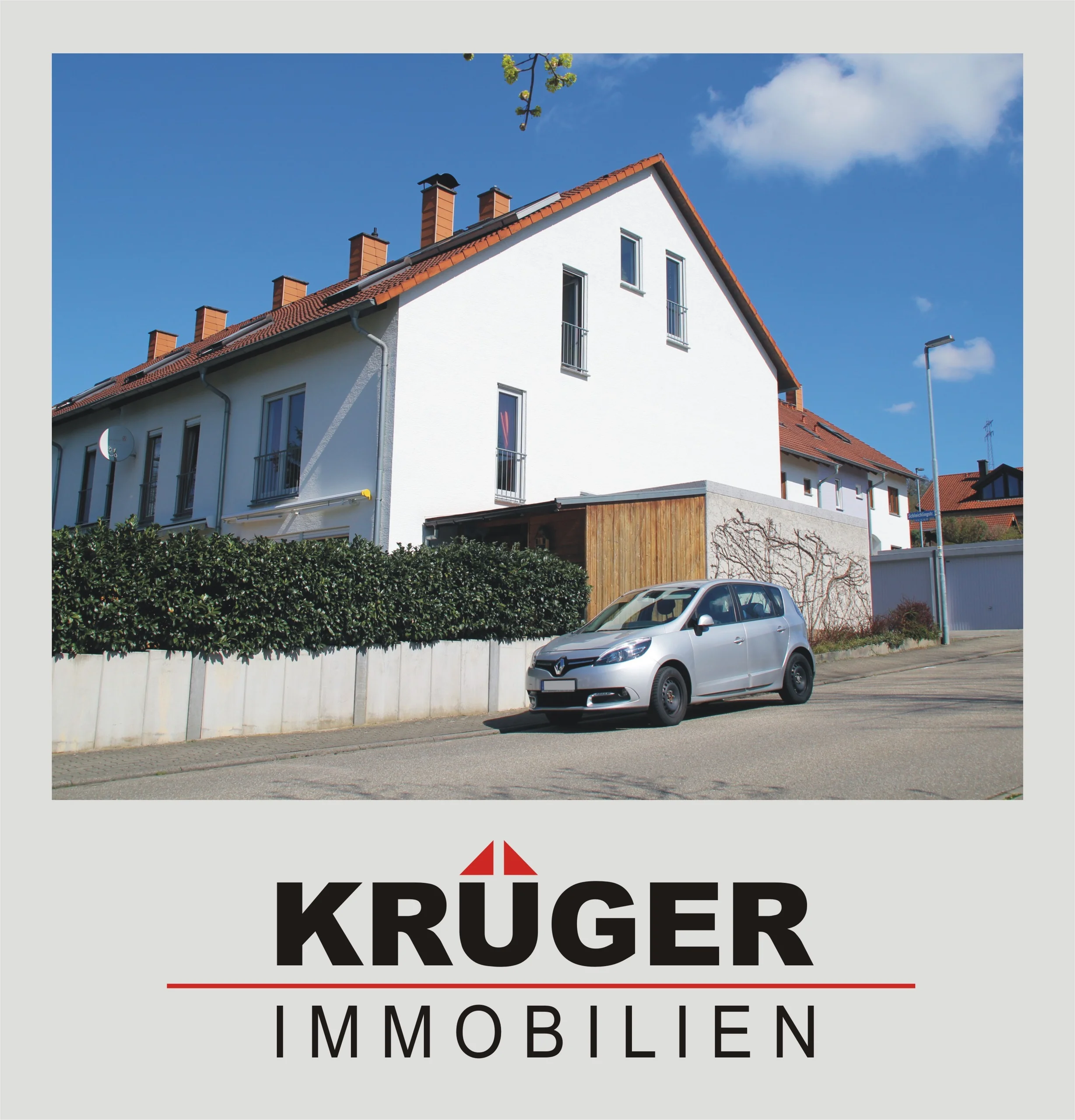 Pfinztal-Berghausen / familienfreundliches und helles Reihenendhaus mit EBK, schönem Garten, Terrasse und Garage, uvm. / zeitnah freiwerdend