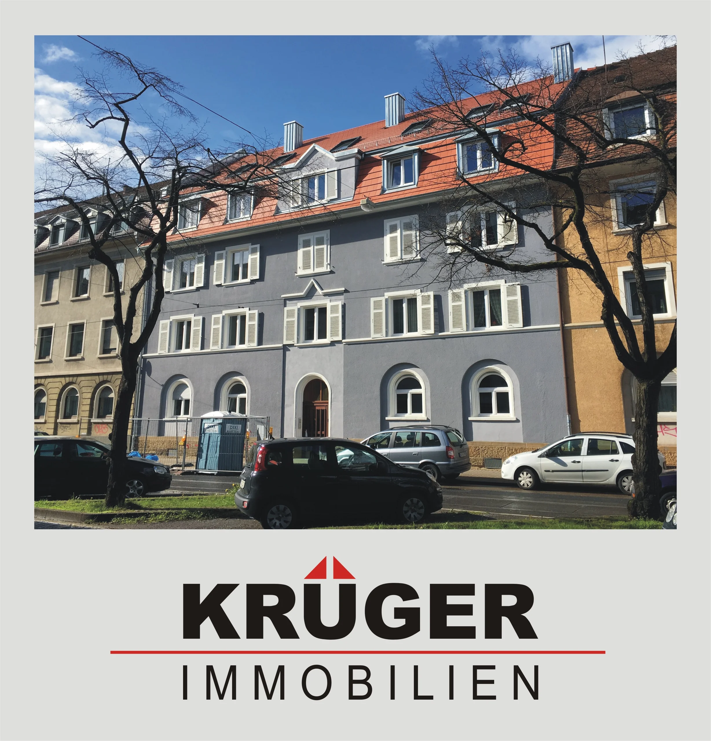 Erstbezug nach Modernisierung / 3-Zi-Altbau-Wohnung mit Balkon, Loggia, Keller & Gartengrundstück / direkt neben Günther-Klotz-Anlage