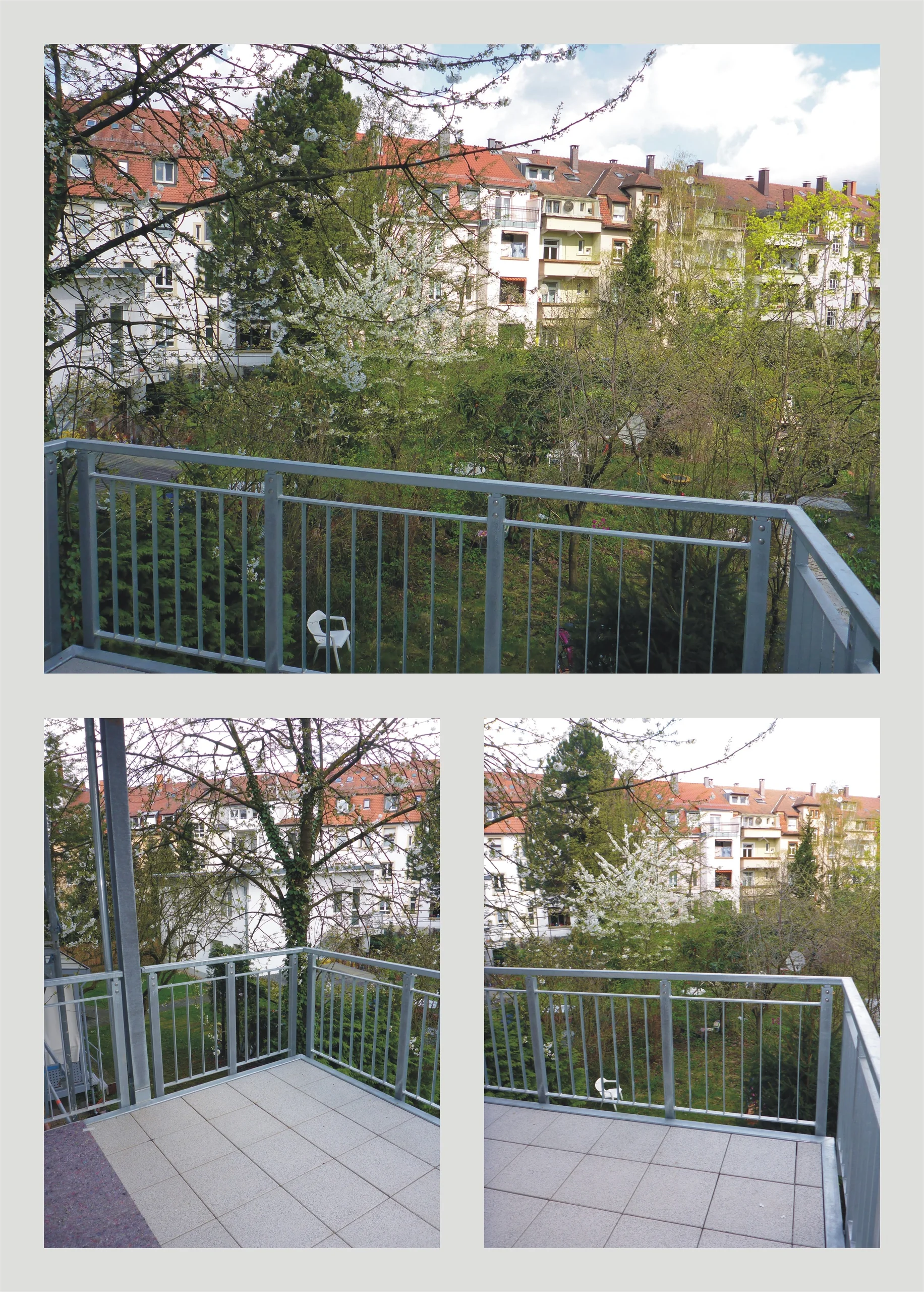 Erstbezug nach Modernisierung / 3-Zi-Altbau-Wohnung mit Balkon, Loggia, Keller & Gartengrundstück / direkt neben Günther-Klotz-Anlage