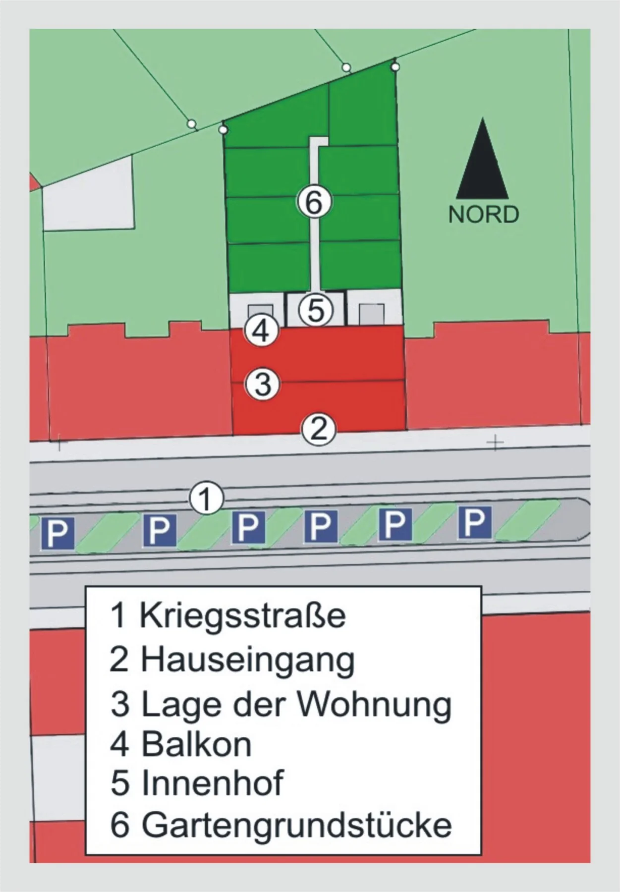 KA-West / vermietete 4-Zi-Altbau-Whg mit Loggia, großem Balkon und eigenem Gartenanteil in zentraler Lage