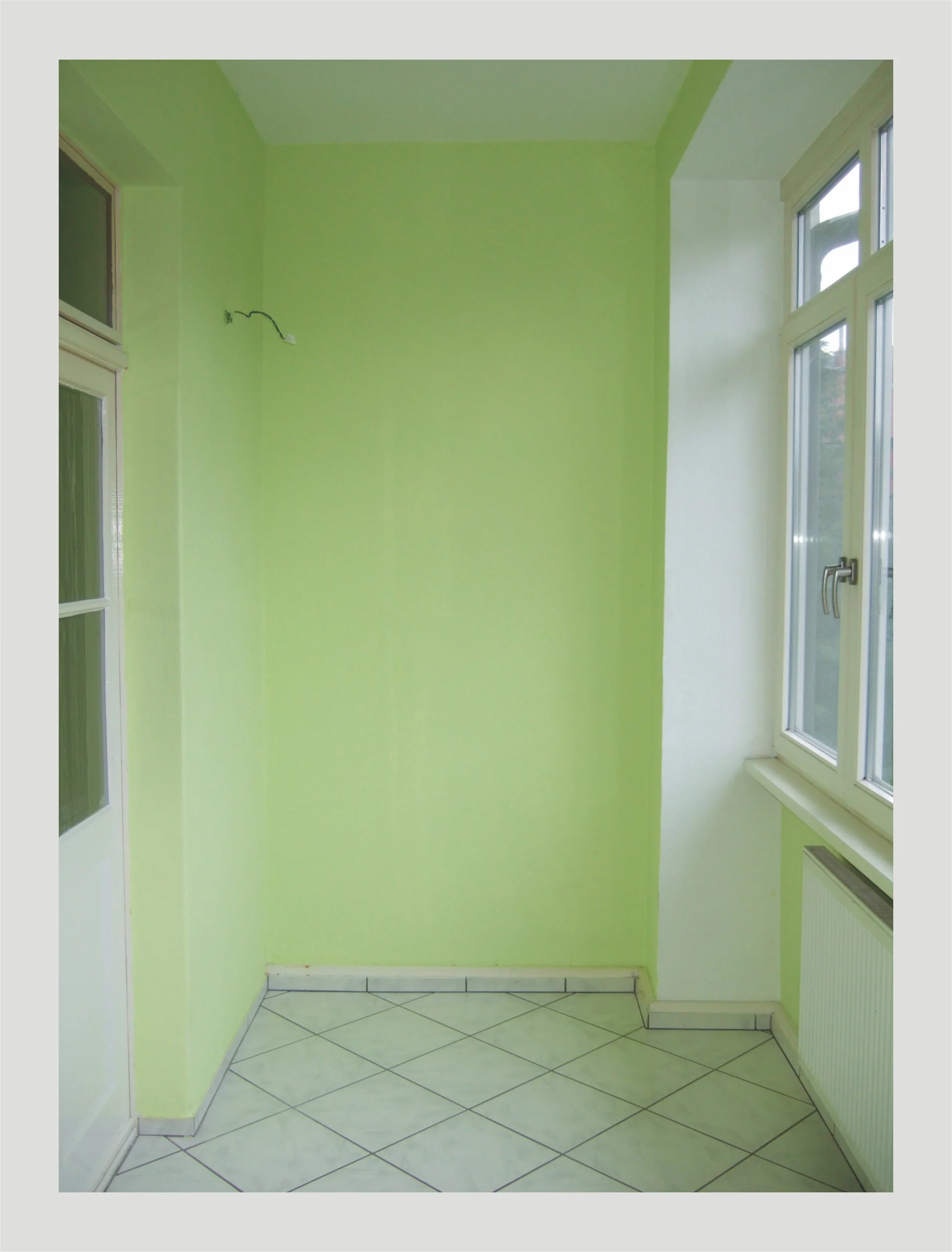 KA-West / vermietete 4-Zi-Altbau-Whg mit Loggia, großem Balkon und eigenem Gartenanteil in zentraler Lage