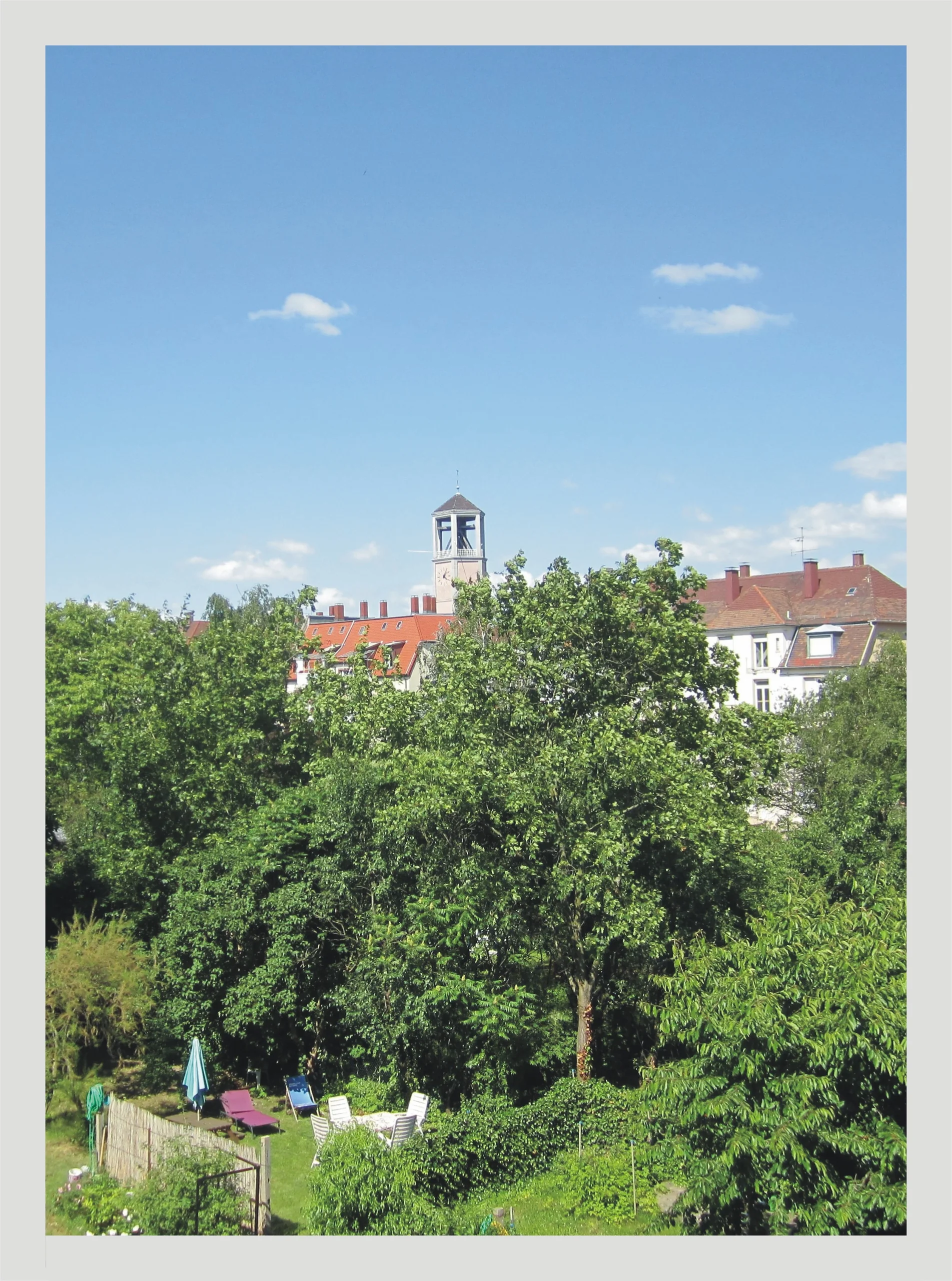 KA-Weststadt / vermietete 3-Zi-Altbau-Whg mit großzügigem Balkon, Loggia und eigenem Garten in zentraler Lage