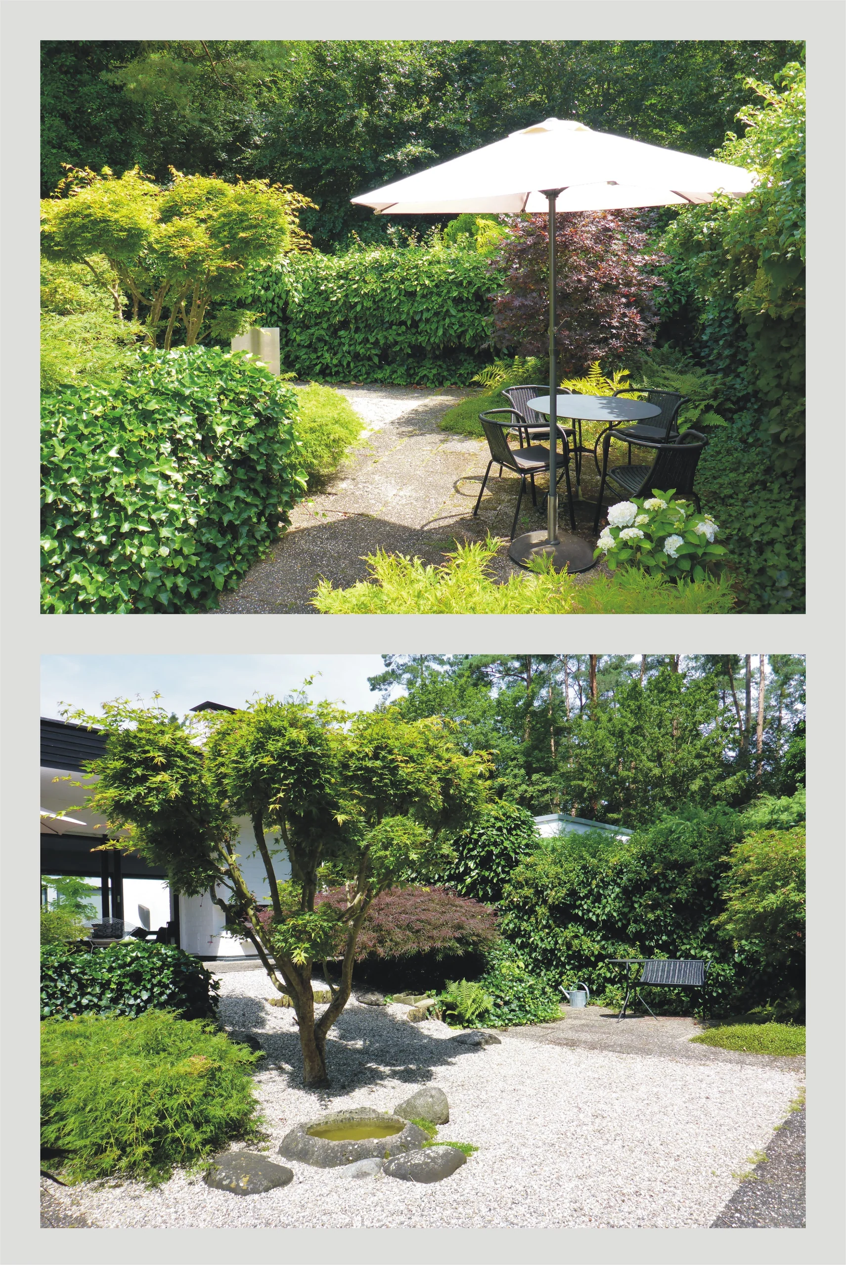 KA-Waldstadt / geräumiger Bungalow mit Terrasse, tollem Gartenbereich und zwei Garagen in ruhiger Waldrandlage / freiwerdend