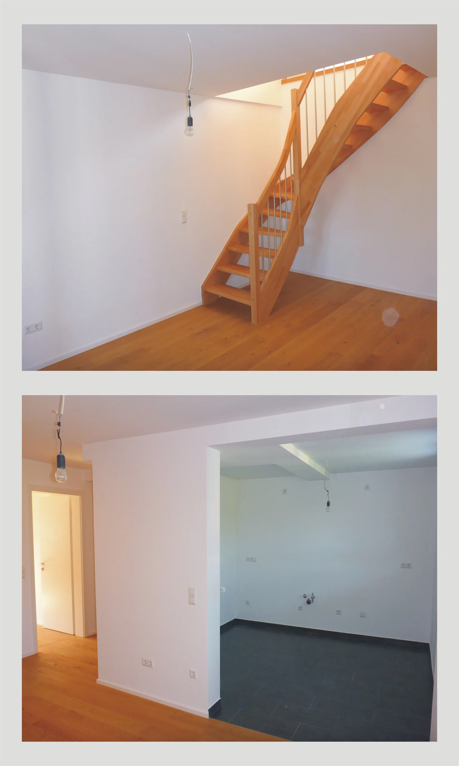 Erstbezug nach Sanierung / außergewöhnliche und lichtdurchflutete 4-Zi-DG-Maisonette-Studio-Whg mit Balkon, Dachterrasse, Garten, uvm.