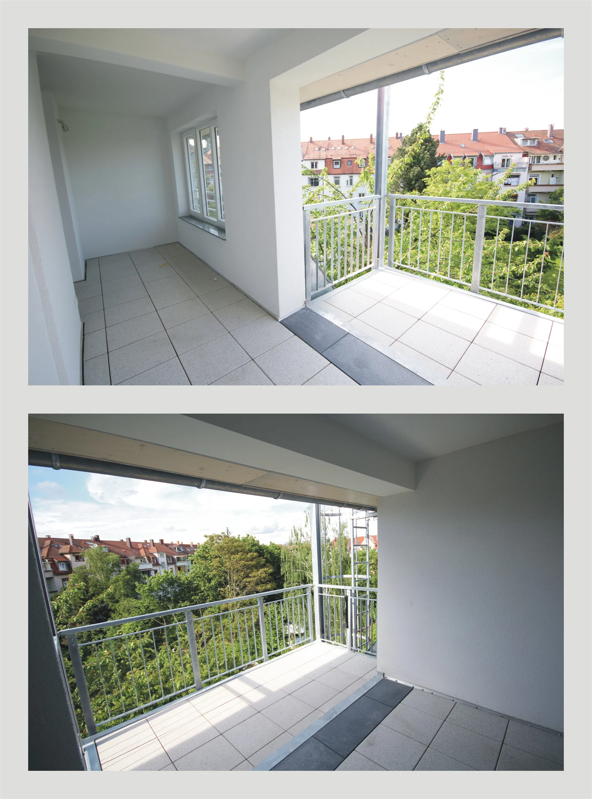 Erstbezug nach Sanierung / hochwertige und helle 6-Zi-DG-Maisonette-Studio-Whg mit Balkon, Dachterrasse, Garten uvm. in direkter Nähe zur Günther-Klotz-Anlage