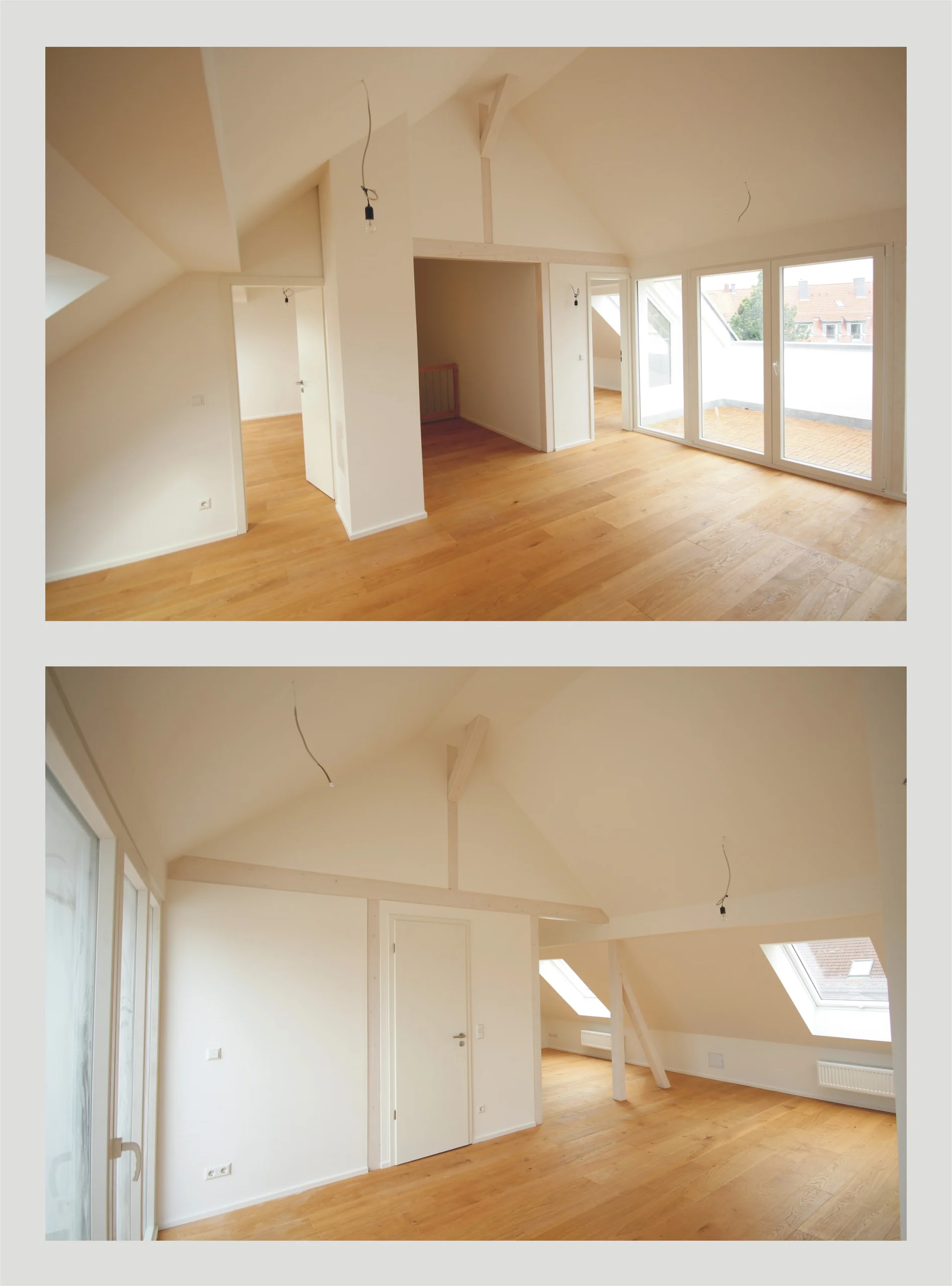 Erstbezug nach Sanierung / hochwertige und helle 6-Zi-DG-Maisonette-Studio-Whg mit Balkon, Dachterrasse, Garten uvm. in direkter Nähe zur Günther-Klotz-Anlage