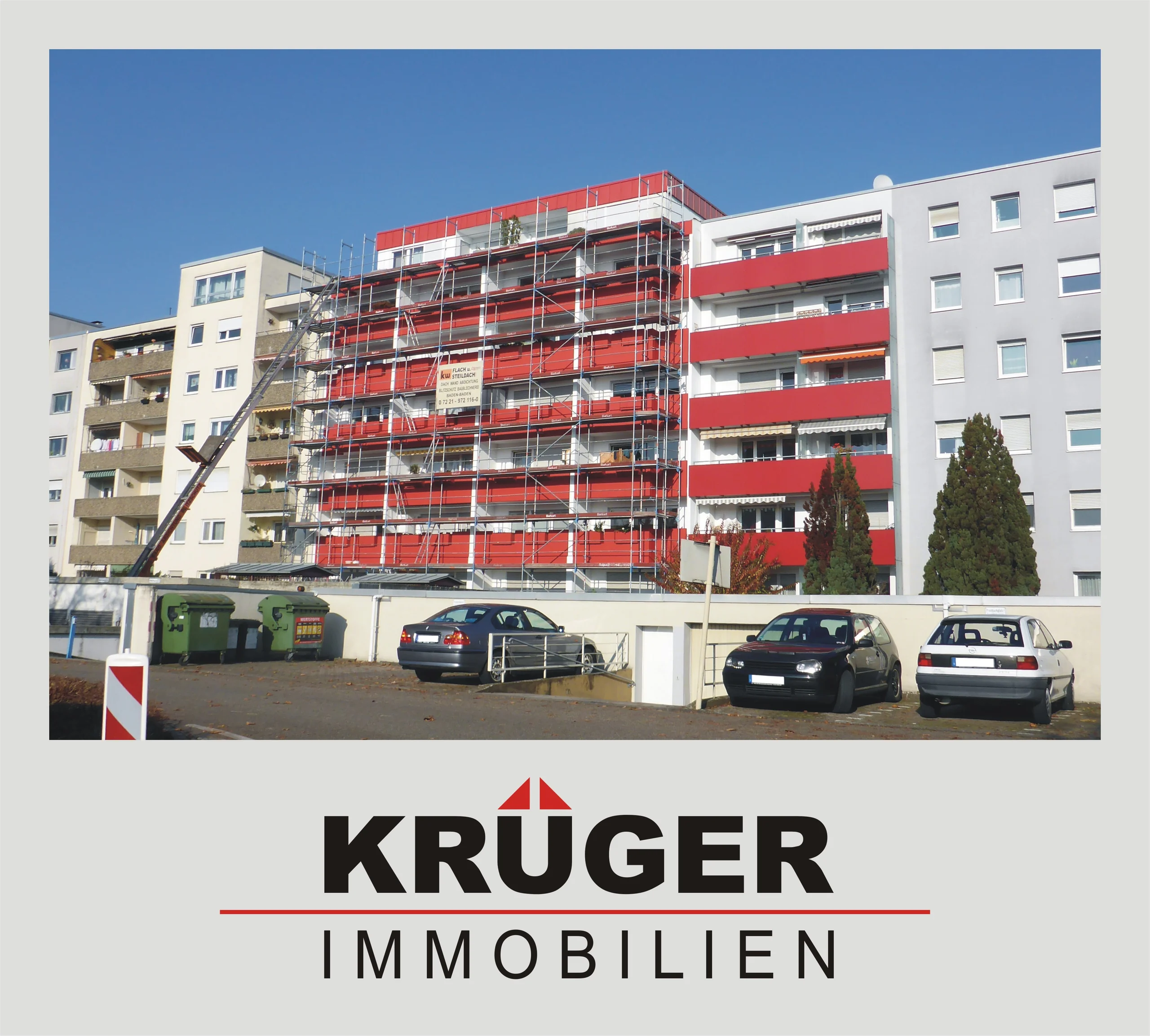 KA-Südweststadt / 1-Zi-Wohnung mit Südbalkon, Pantry-Küche & Duplexparker / vermietet
