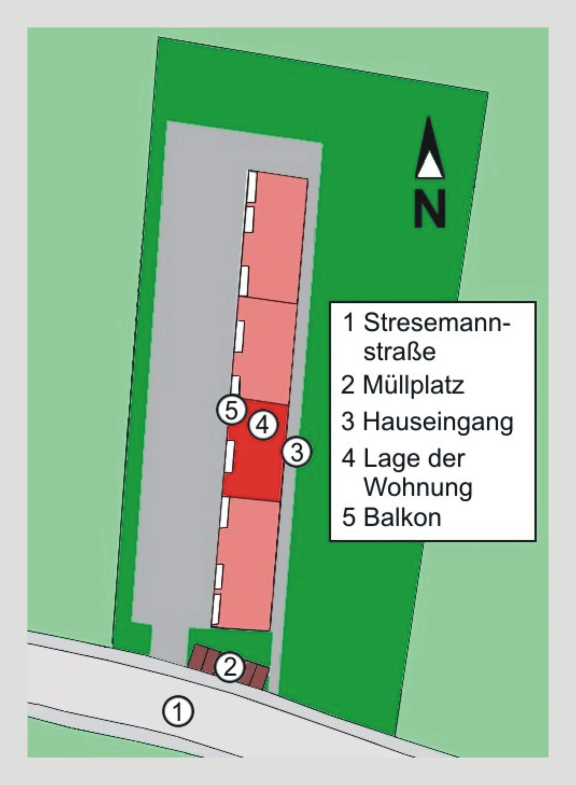 KA-Nordweststadt / gut geschnittene 3-Zimmer-Wohnung mit Balkon in gepflegtem Mehrfamilienhaus / derzeit vermietet