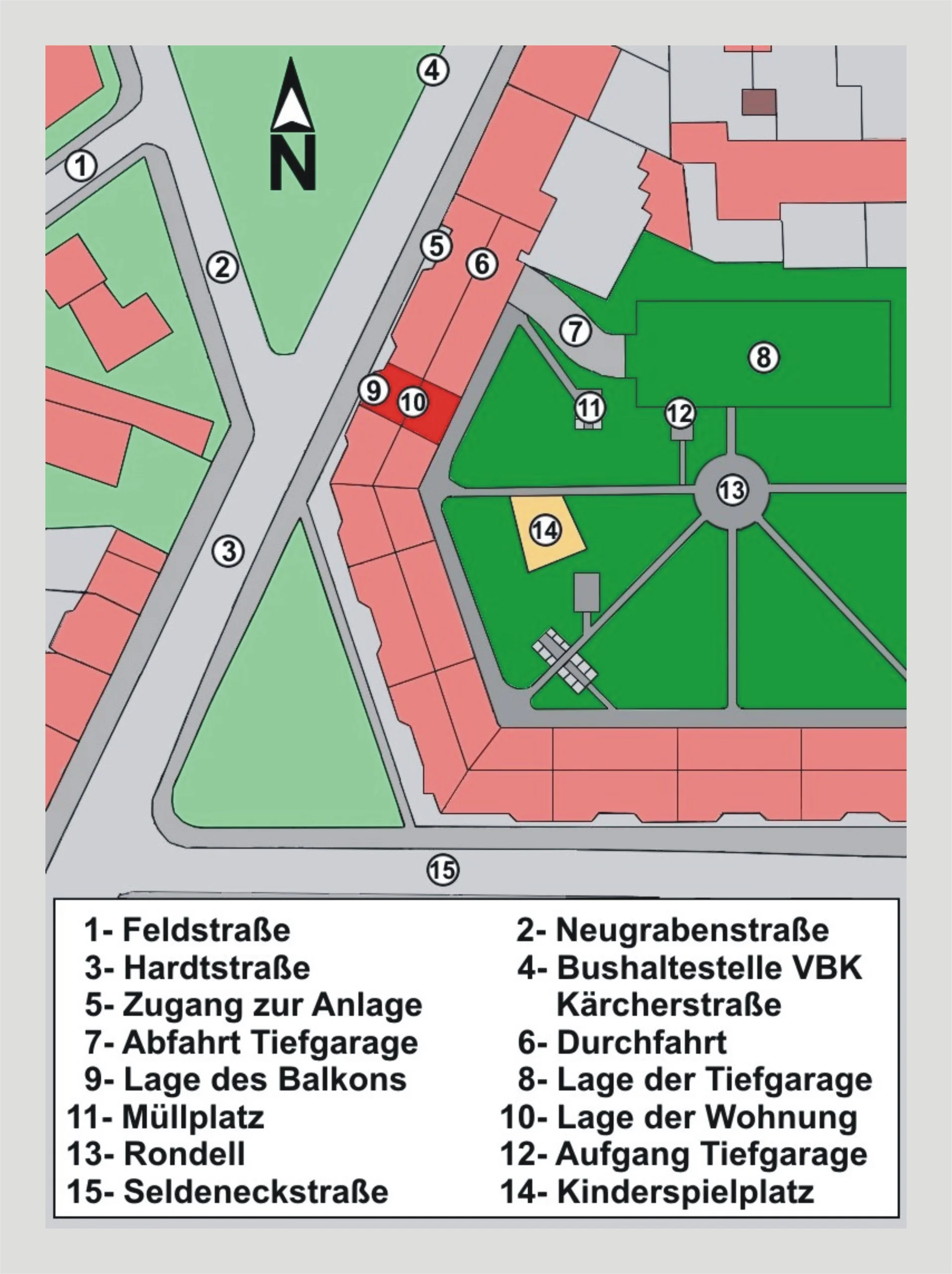 KA-Mühlburg / gut geschnittene 3,5-Zi-Wohnung mit Loggia, Keller und TG-Stellplatz / vermietet - Kapitalanlage