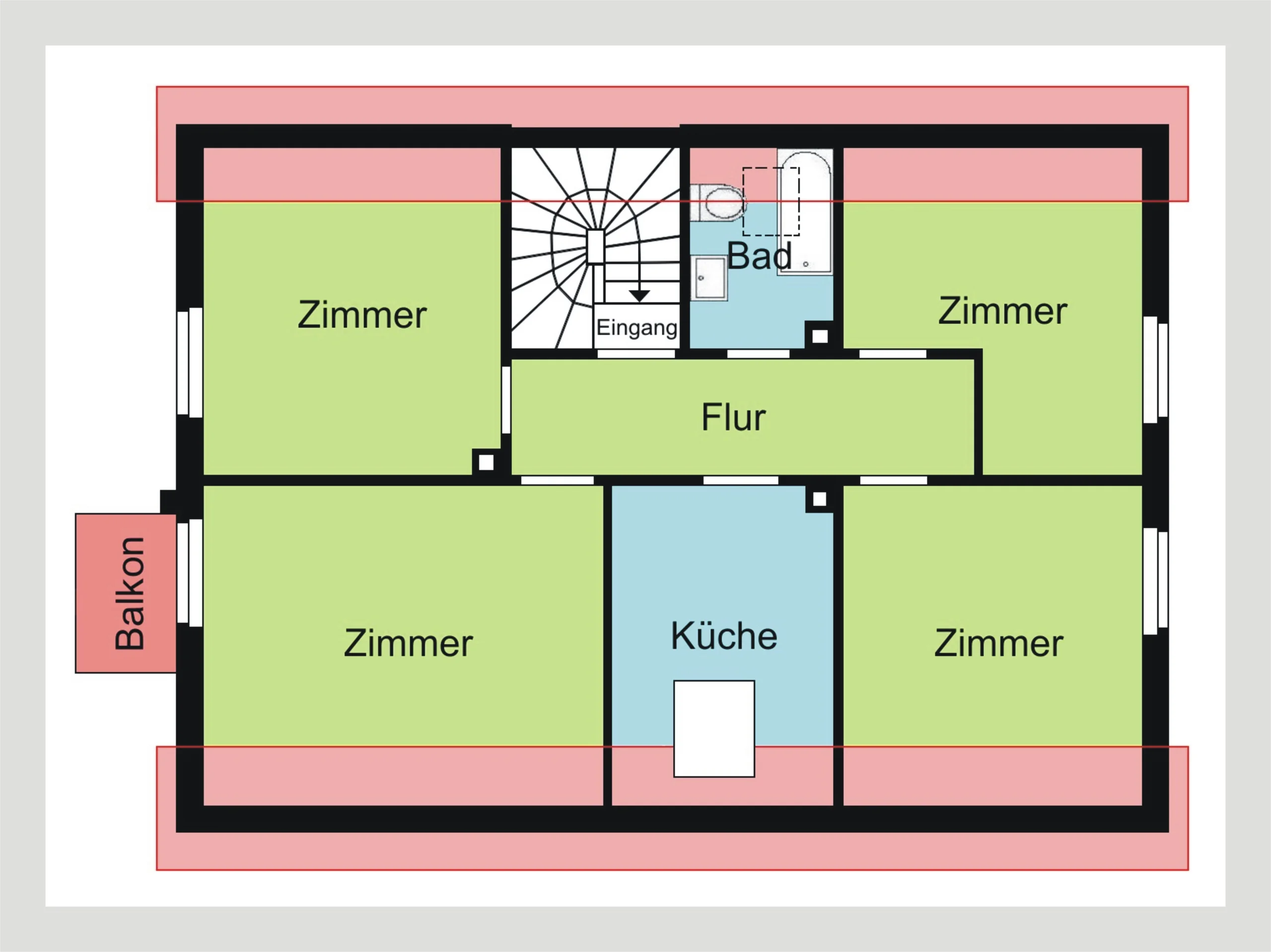KA-Grünwettersbach / gepflegtes 2-Familienhaus mit Doppelgarage und schönem Grundstück in ruhiger Hangwohnlage / EG-bezugsfrei