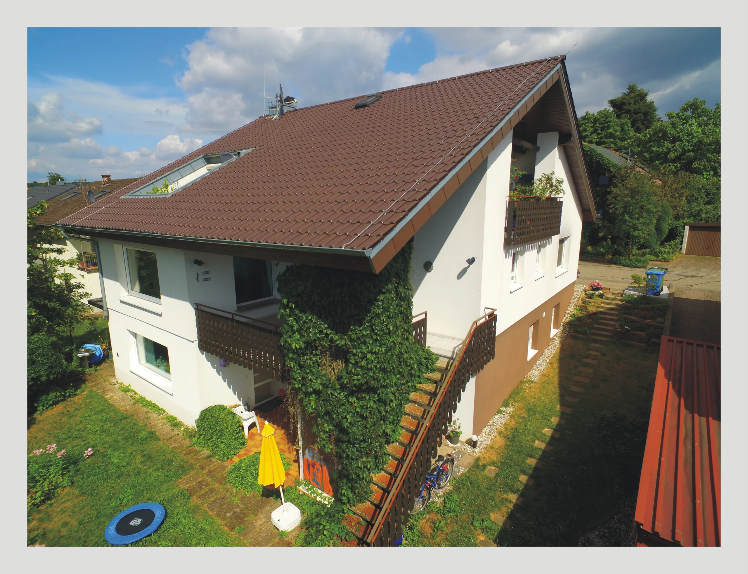 Pfinztal / traumhafte 3-Zimmer-Whg mit Terrasse, großem Garten, Garage und Weitblick in ruhiger und naturnaher Lage