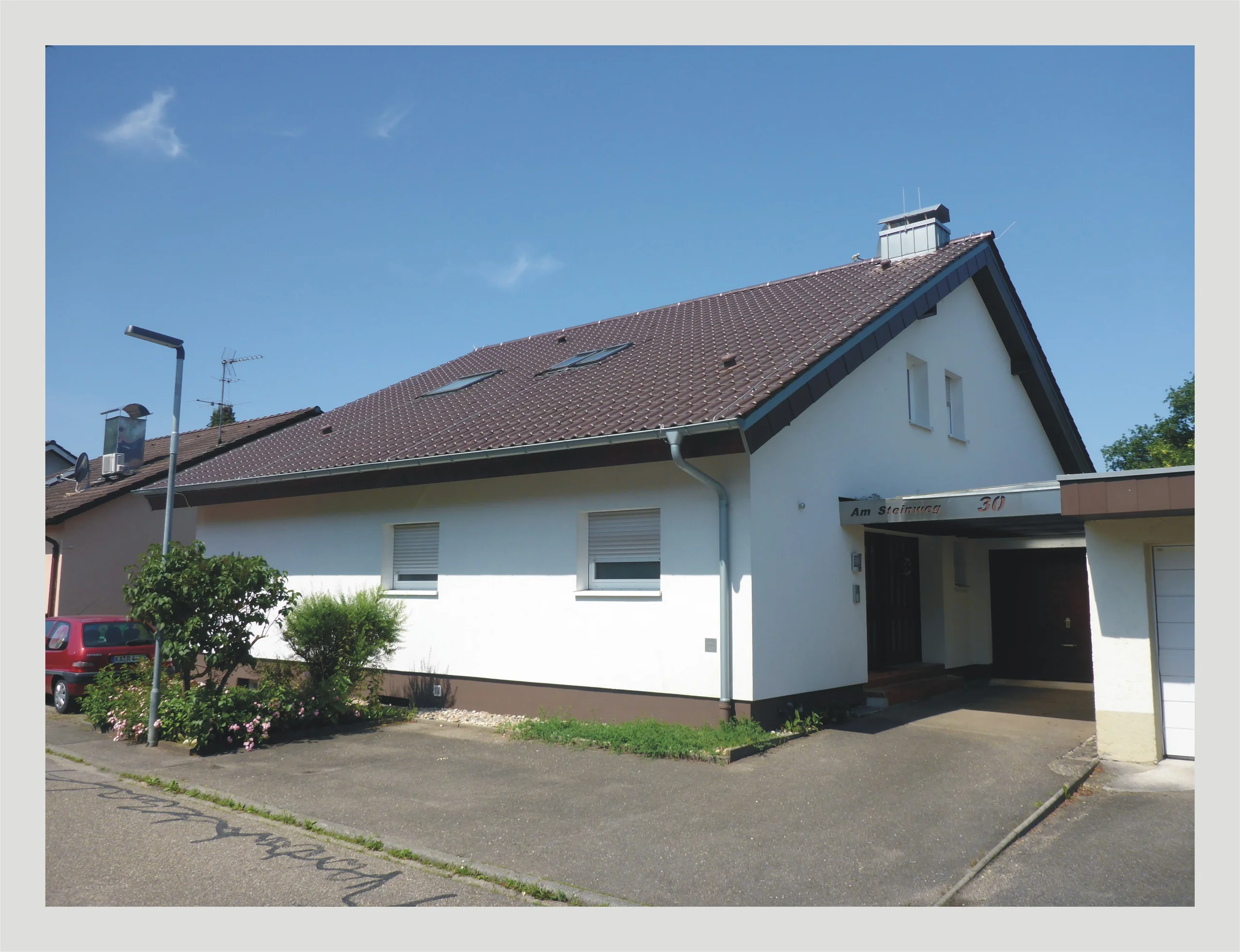 Pfinztal / traumhafte 3-Zimmer-Whg mit Terrasse, großem Garten, Garage und Weitblick in ruhiger und naturnaher Lage