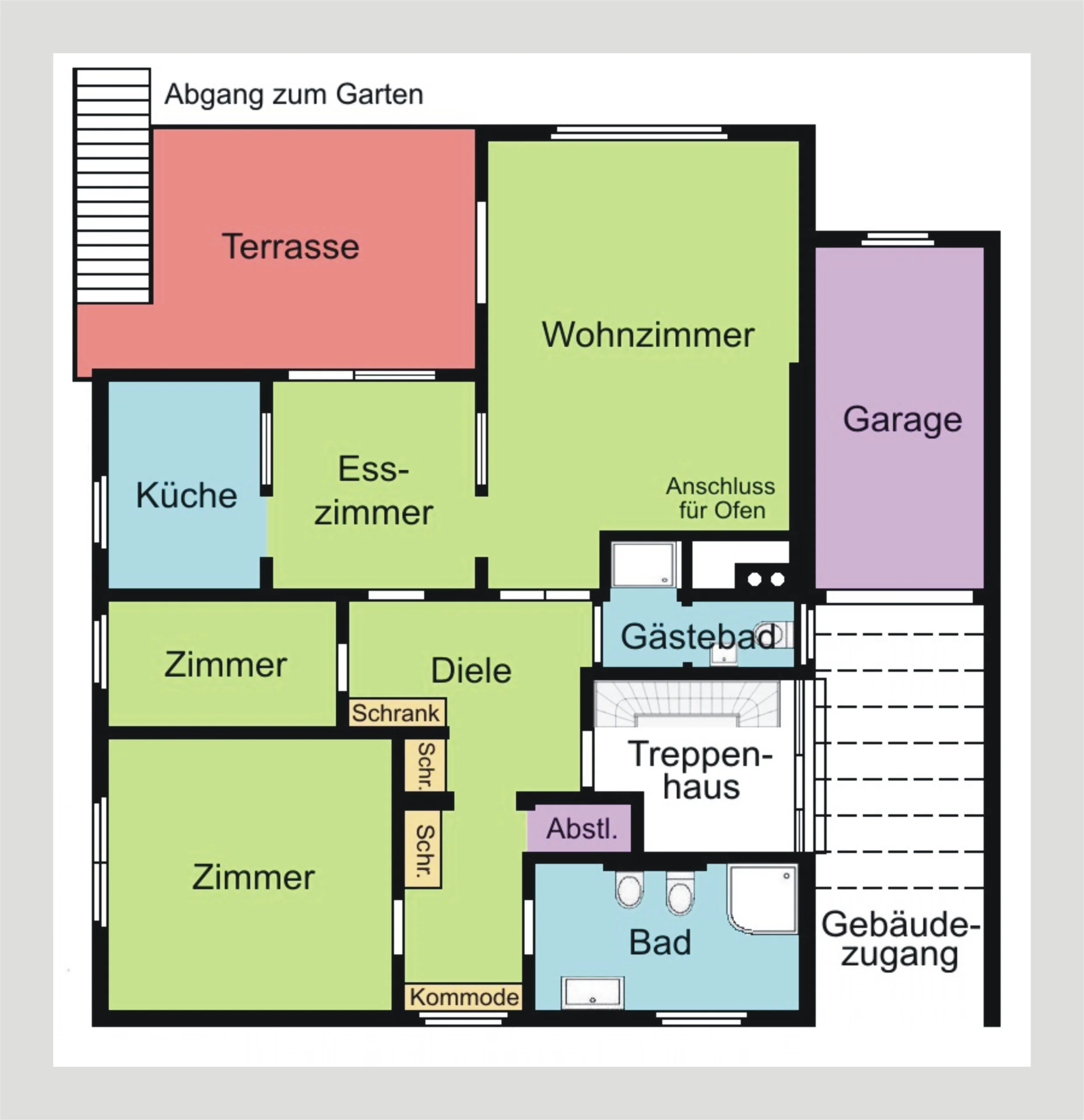 Pfinztal / traumhafte 3-Zimmer-Whg mit Terrasse, großem Garten, Garage und Weitblick in ruhiger und naturnaher Lage