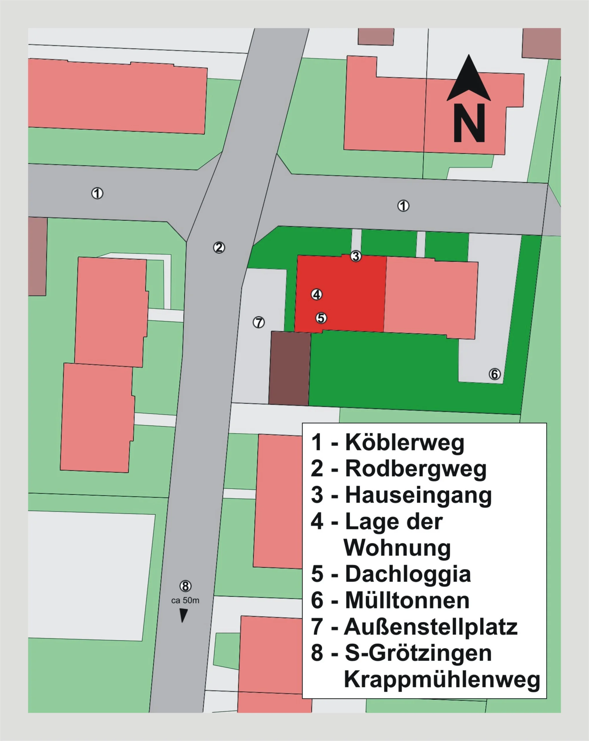 gepflegte 2-Zimmer-DG-Whg mit Einbauküche & Süd-Dachloggia / vermietet