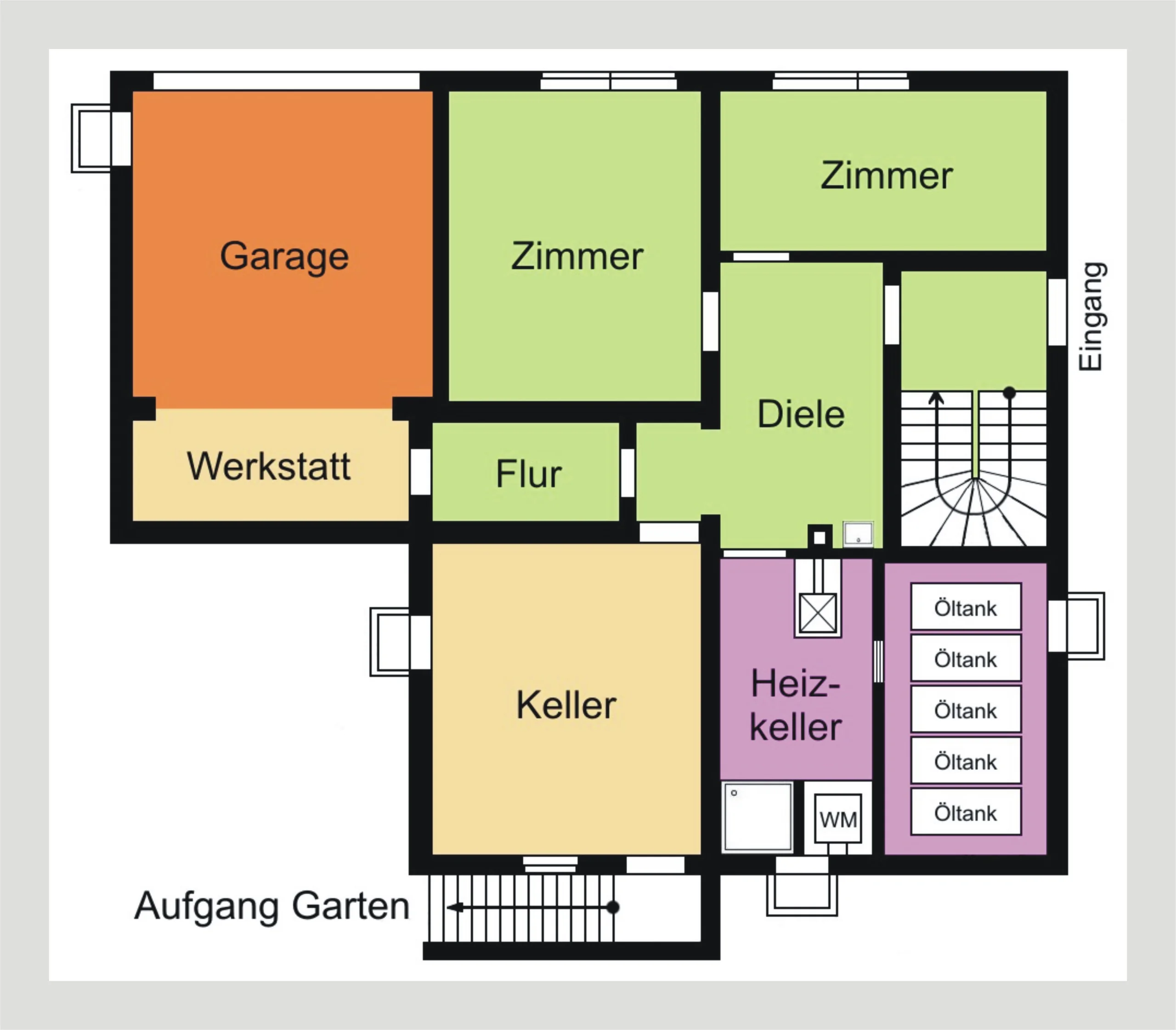 tolles Einfamilienhaus auf großzügigem Grundstück in ruhiger Ortsrand-Hanglage von Karlsruhe-Stupferich mit Terrasse, Garage, Dachboden als Ausbaureserve, uvm.