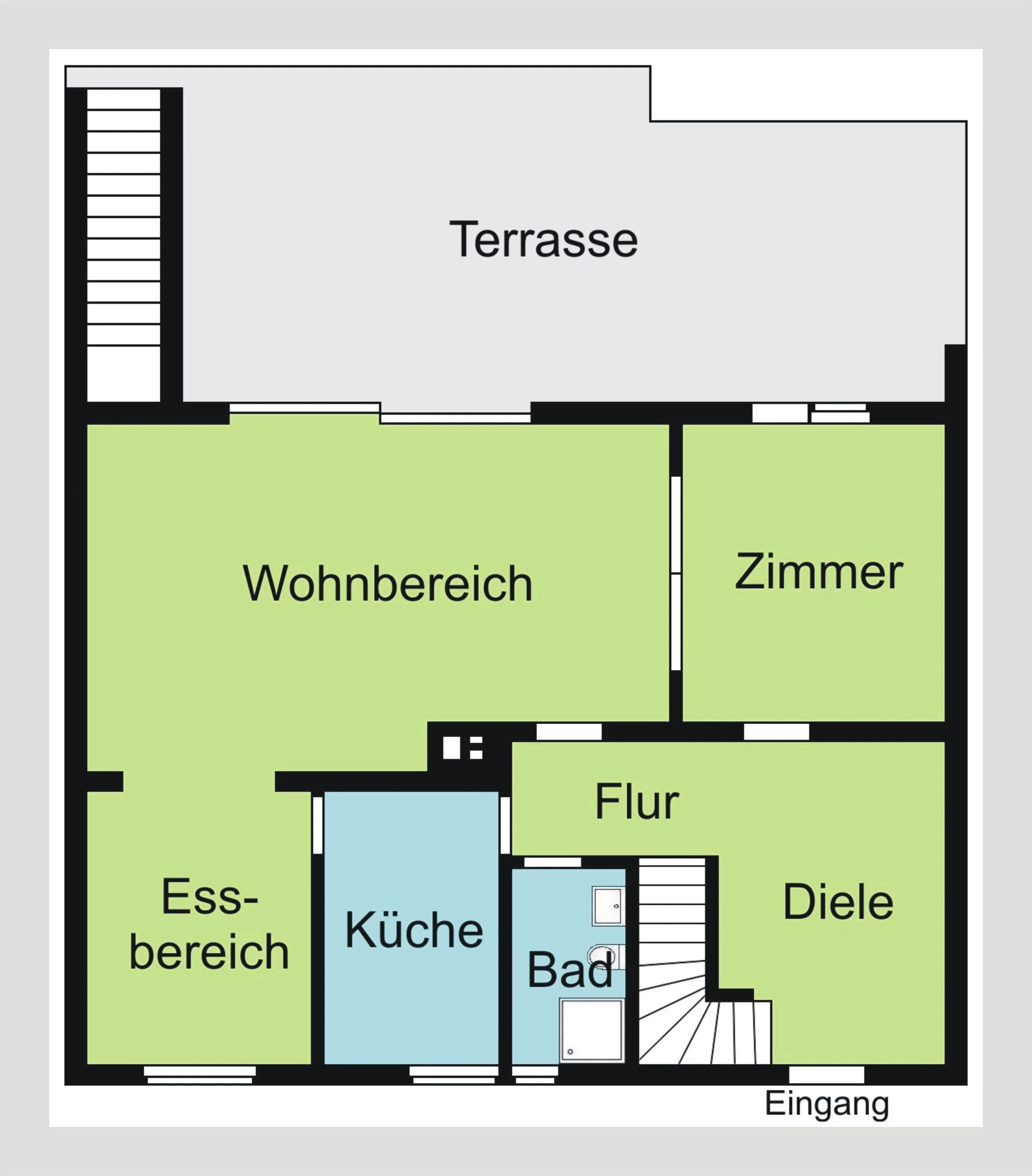 KA-Durlach / Einfamilienhaus in zentraler Wohnlage mit Terrasse, Garten und TG-Stellplätzen / bezugsfrei