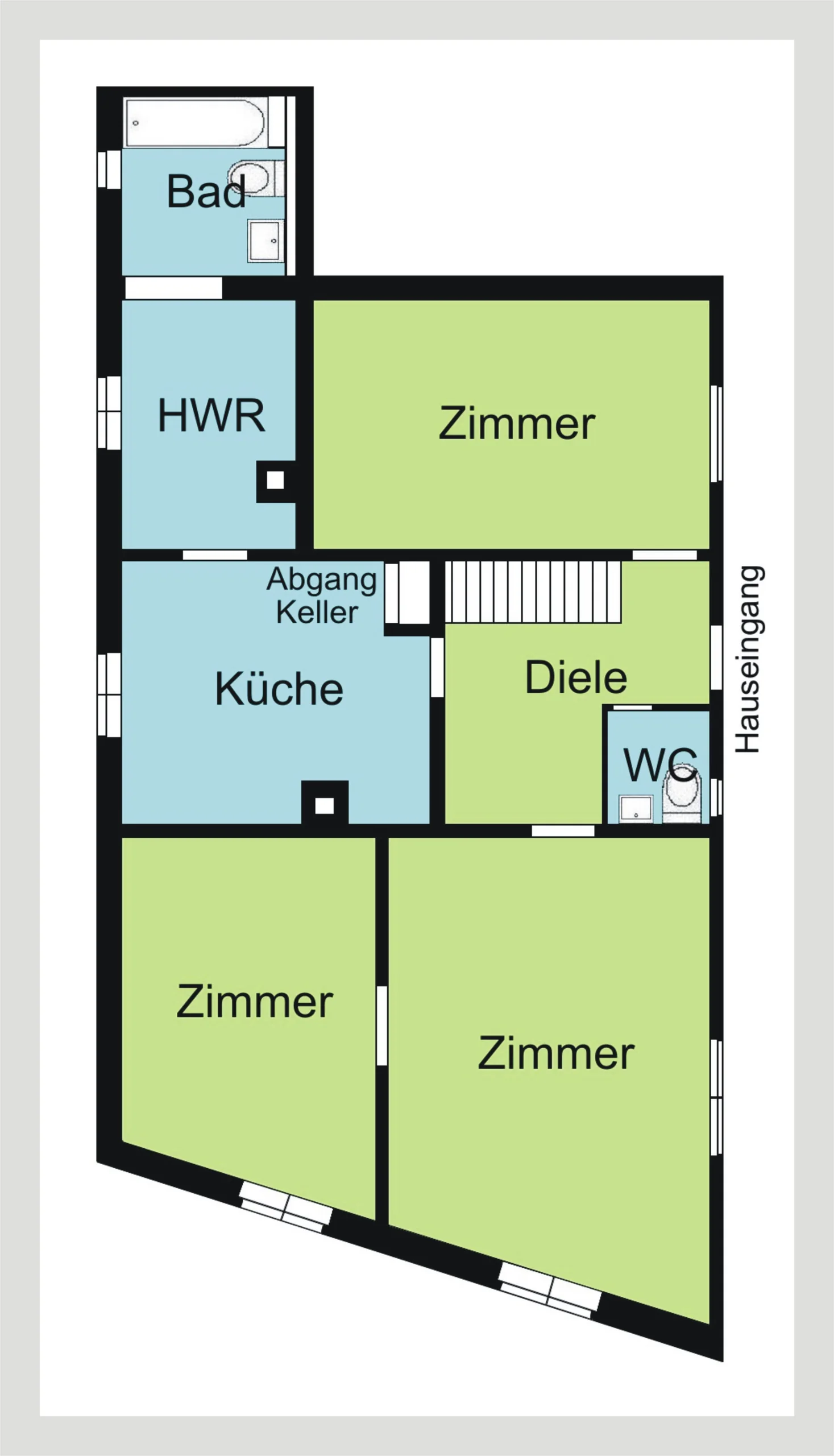 geräumiges Einfamilienhaus mit Scheune, Stallung, Hof- und Garten in Eggenstein / Ausbaureserven