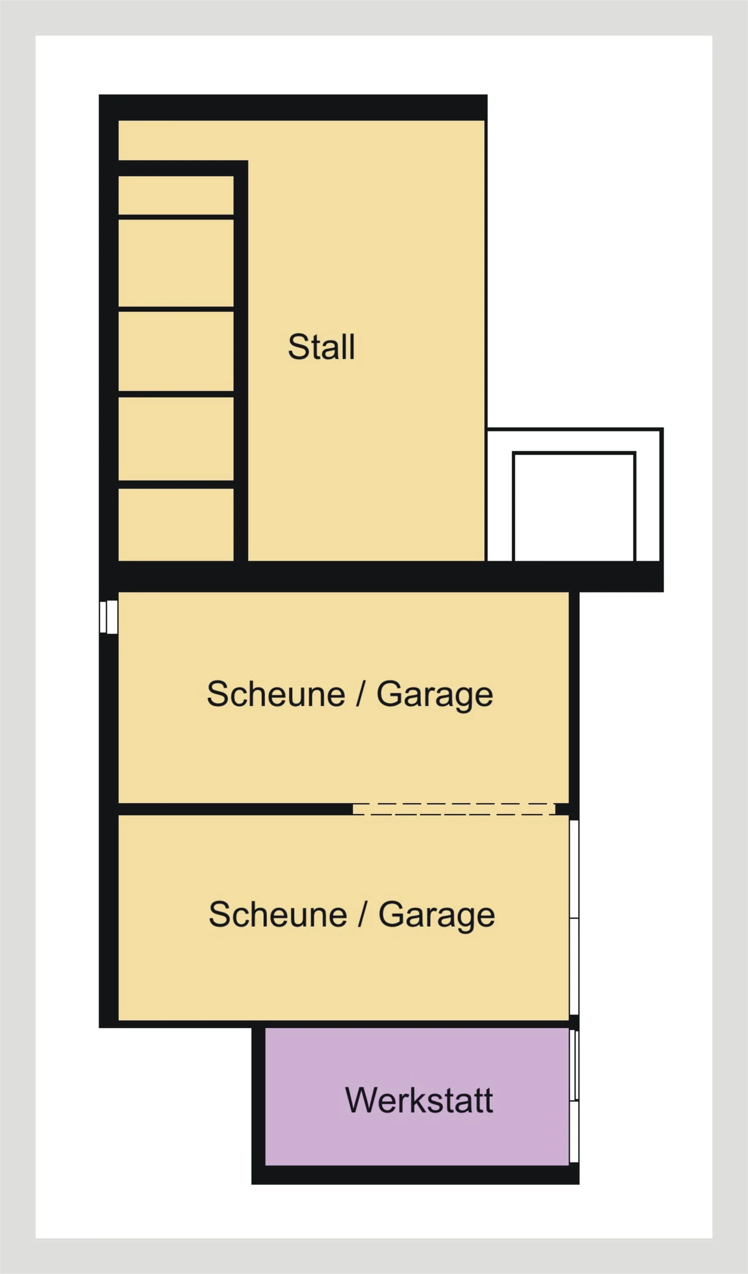 geräumiges Einfamilienhaus mit Scheune, Stallung, Hof- und Garten in Eggenstein / Ausbaureserven