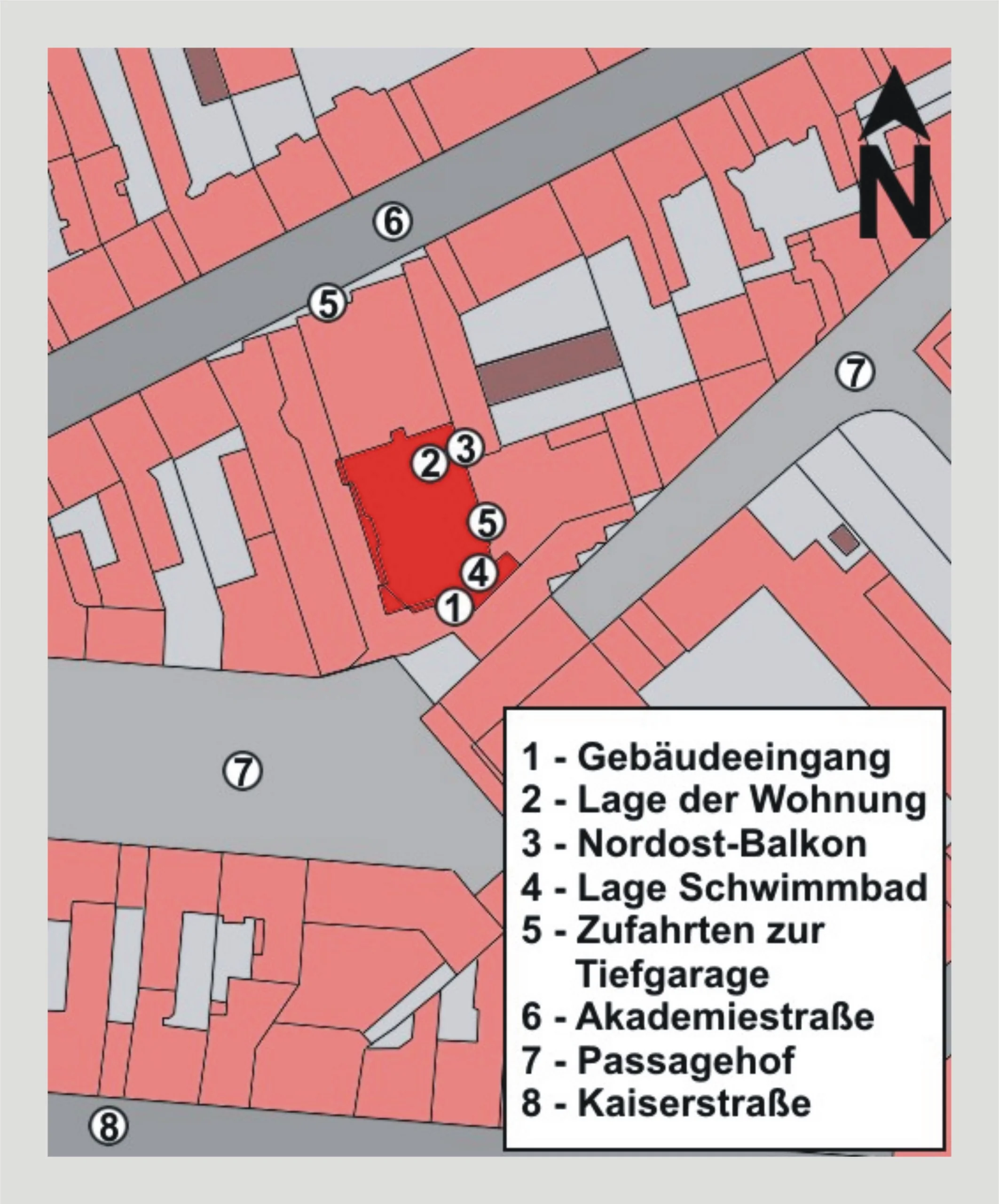 KA-Innenstadt / gepflegte 2,5-Zimmer-Wohnung mit Balkon, 8.OG mit Weitblick, Personenaufzug, TG-Stellplatz  / vermietet