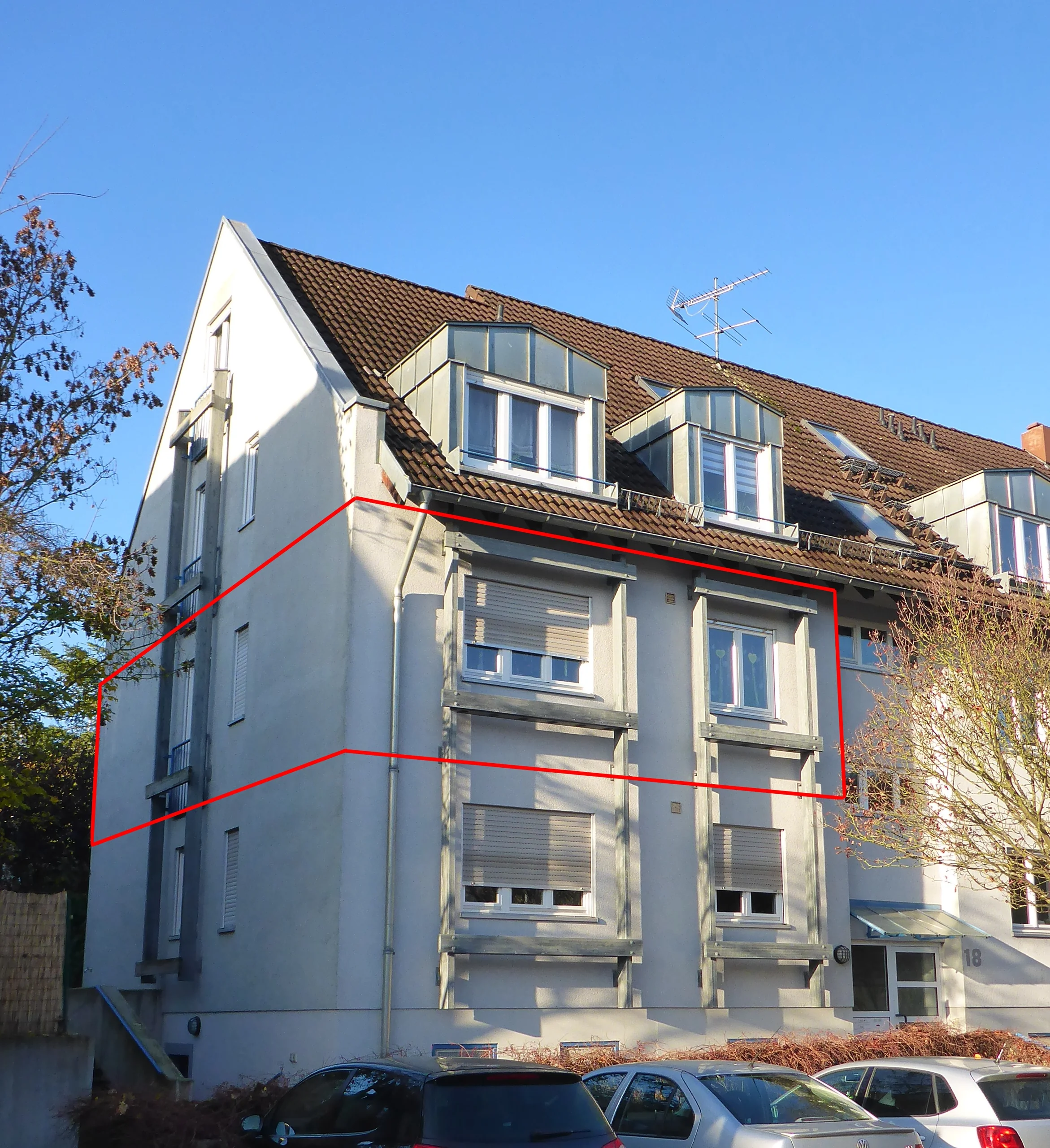 Pfinztal-Söllingen / gepflegte 3,5-Zimmer-Wohnung mit Balkon & Garage in ruhiger Lage / derzeit vermietet