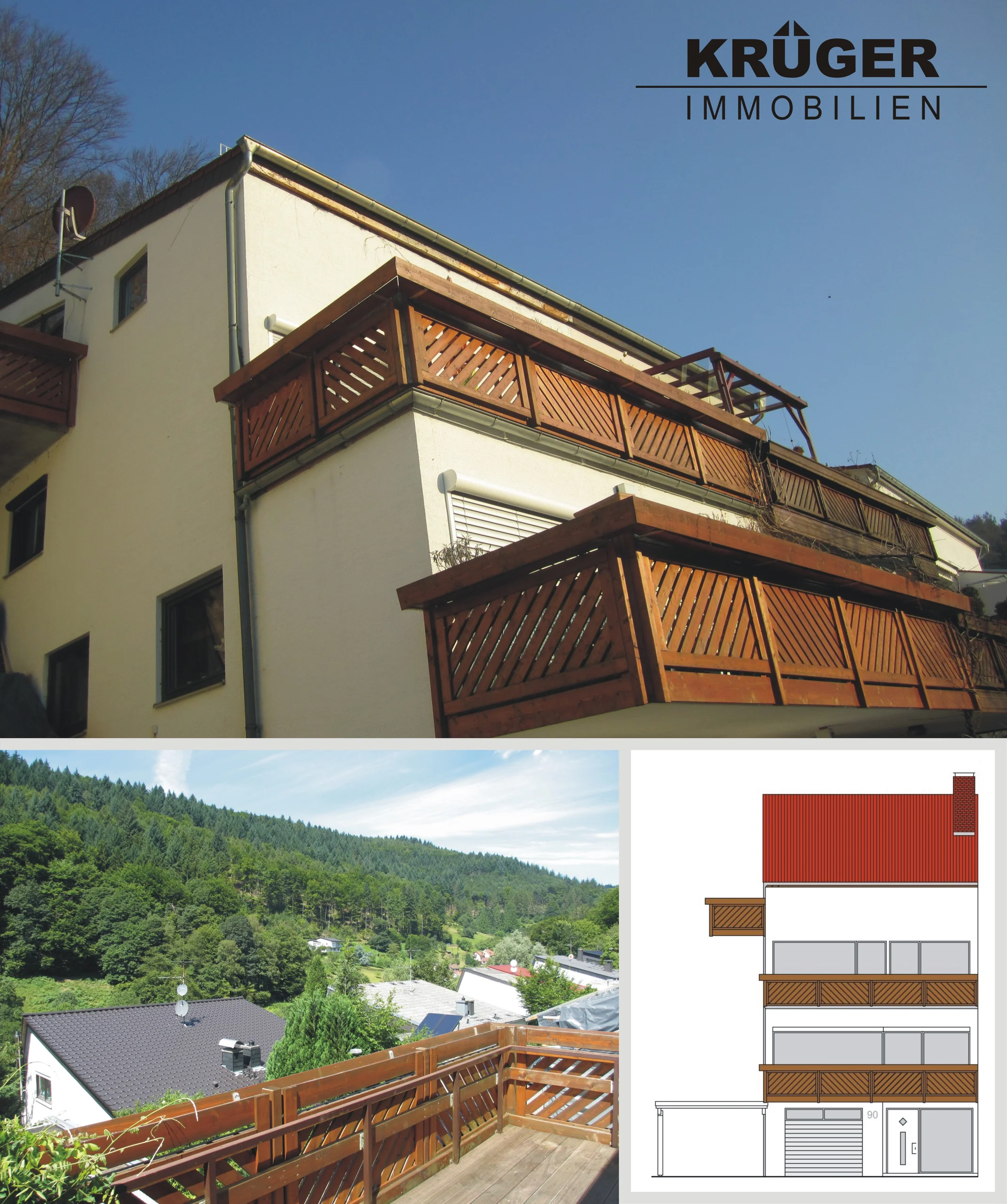 Heidelberg-Ziegelhausen / außergewöhnliche Doppelhaushälfte in ruhiger und naturnaher Hanglage mit wundervollem Ausblick