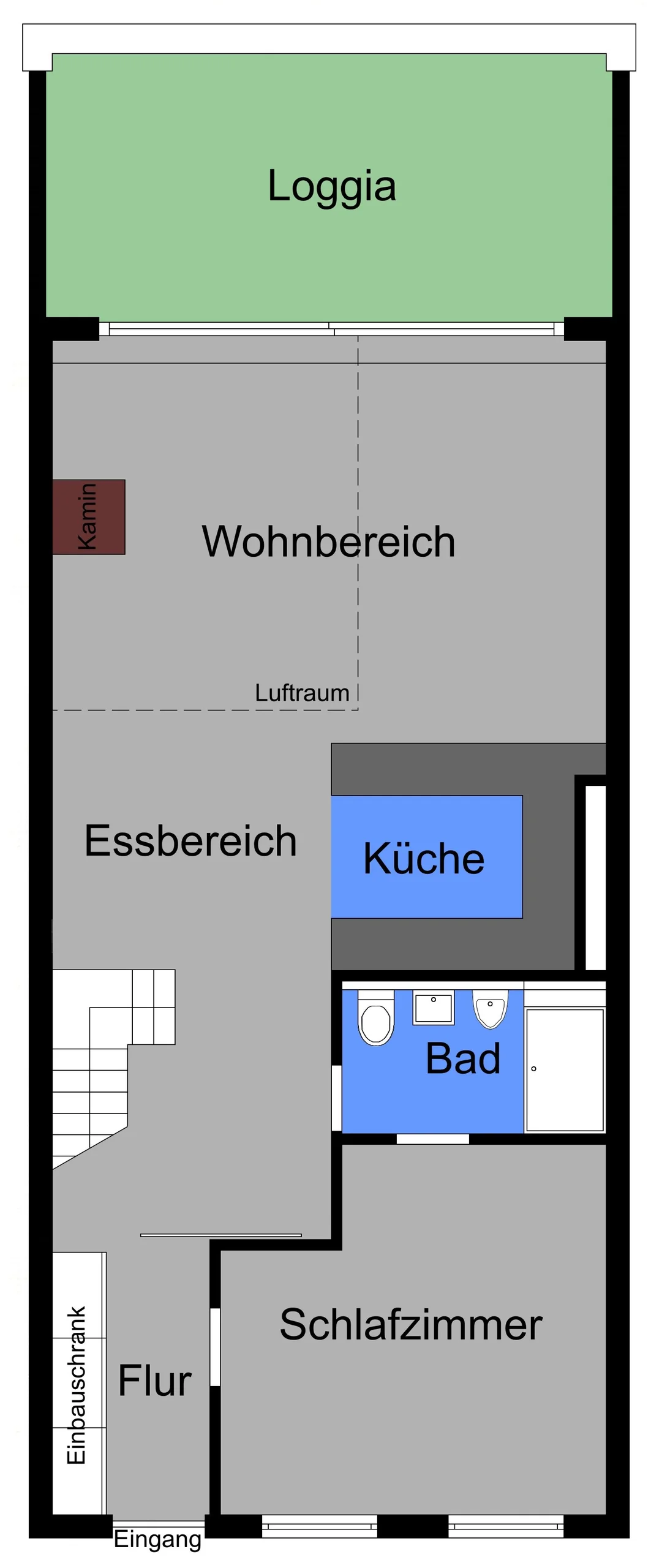 KA-Durlach-Guggelensberg / einzigartige und hochwertige 3,5-Zimmer-Maisonette-Wohnung mit Süd-West-Balkon und KFZ-Stellplatz in naturnaher Lage