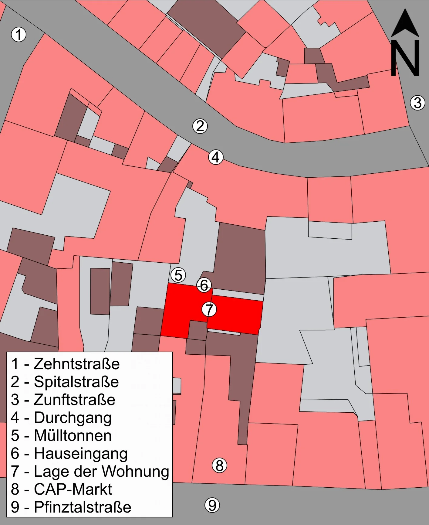 KA-Durlach-Altstadt / gemütliche 1-Zimmer-DG-Wohnung in Innenhoflage / derzeit vermietet - freiwerdend