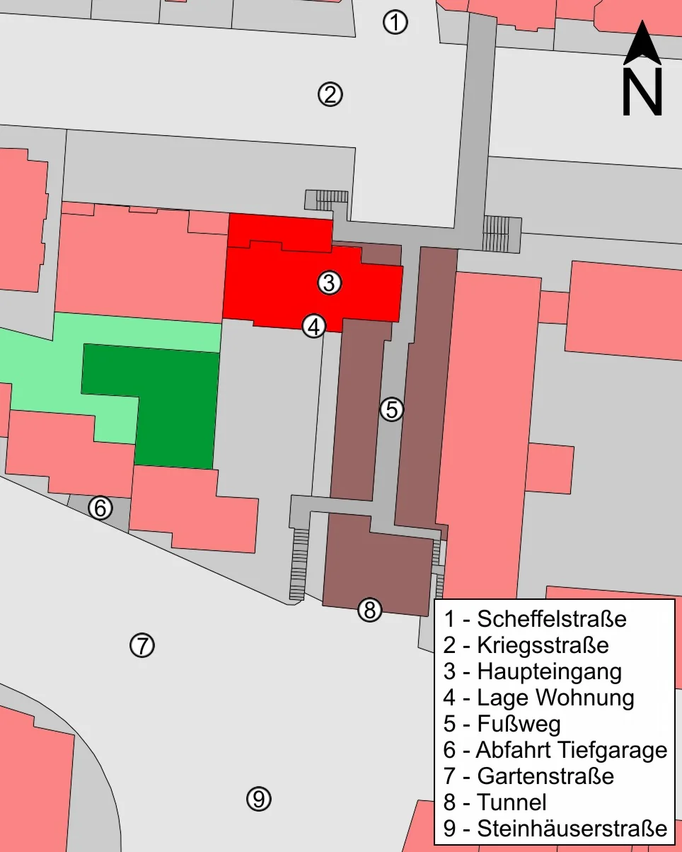 KA-Südweststadt / gemütliche 1-Zi-Whg mit Süd- Balkon & TG-Stellplatz / sofort bezugsfrei