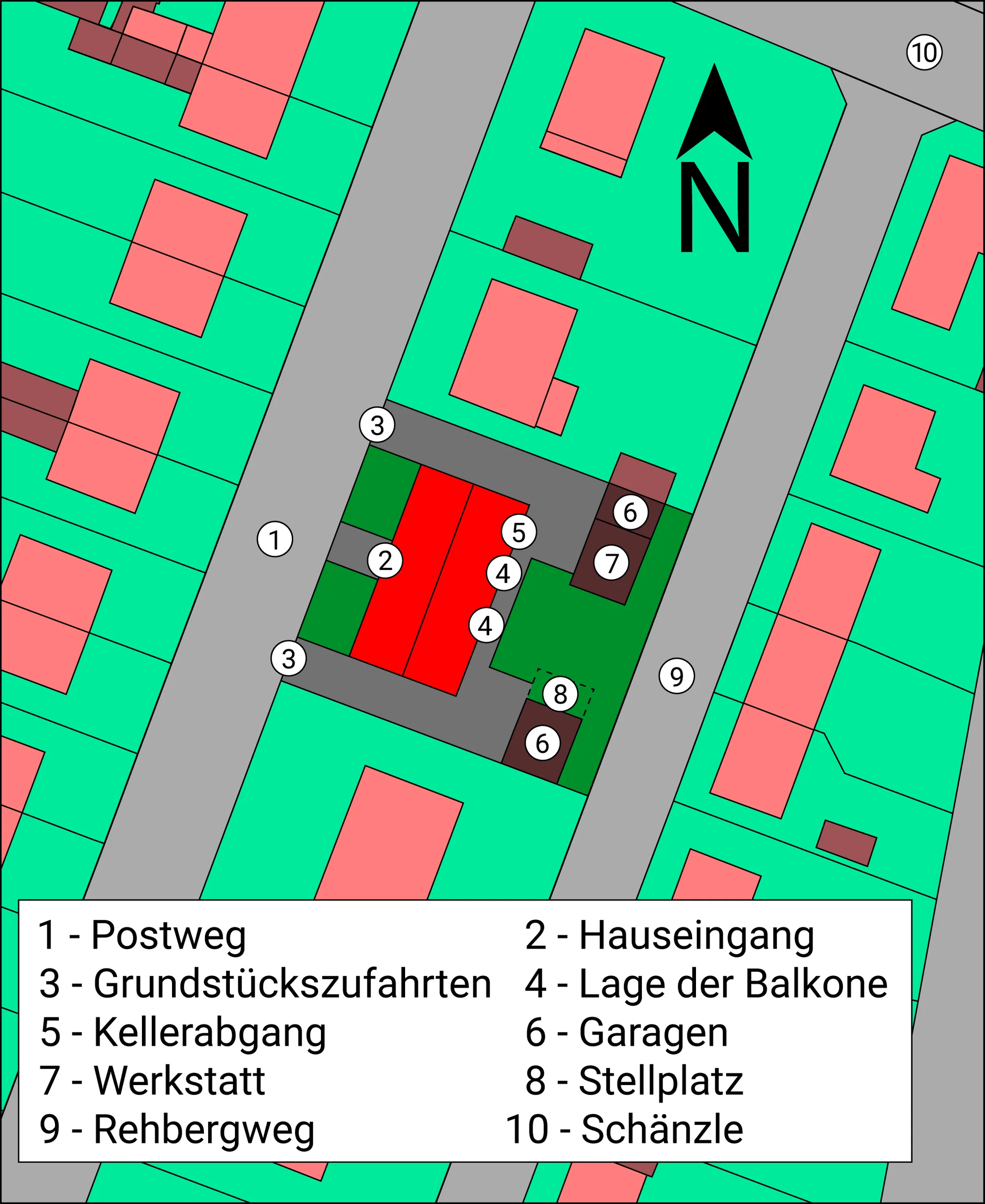 KA-Nordwest / gepflegtes Mehrfamilienhaus mit Garten, Garagen, KFZ-Stellplatz & Werkstatt in zentraler und ruhiger Wohnlage