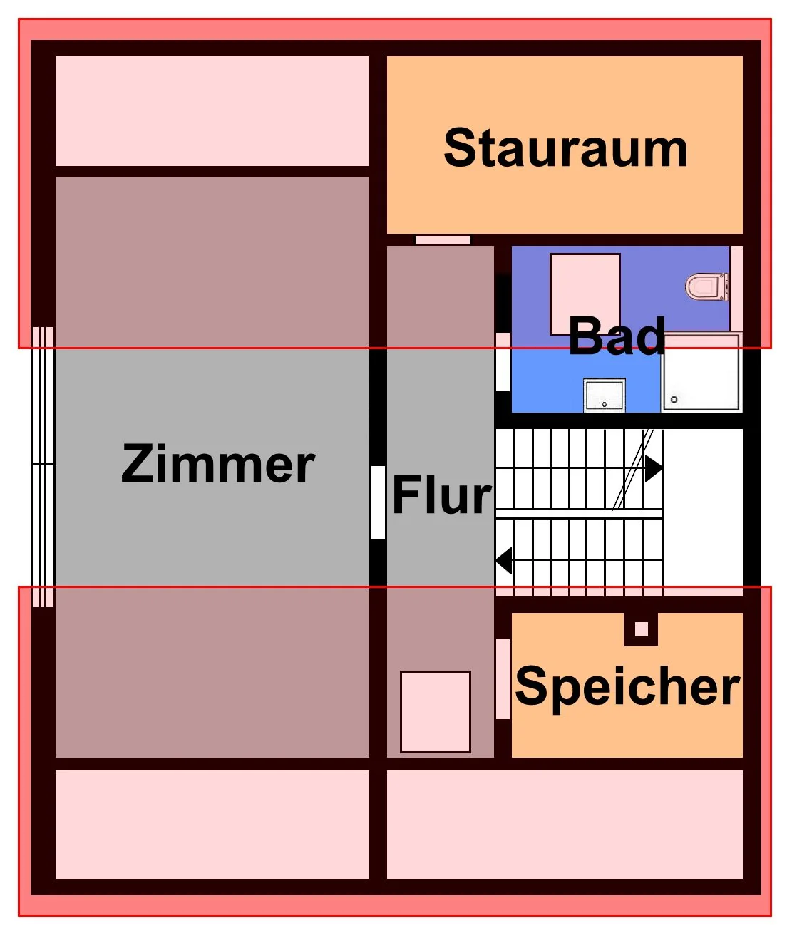 Weingarten in der Pfalz / Doppelhaushälfte mit zwei Garagen in Ortsrandlage / bezugsfrei