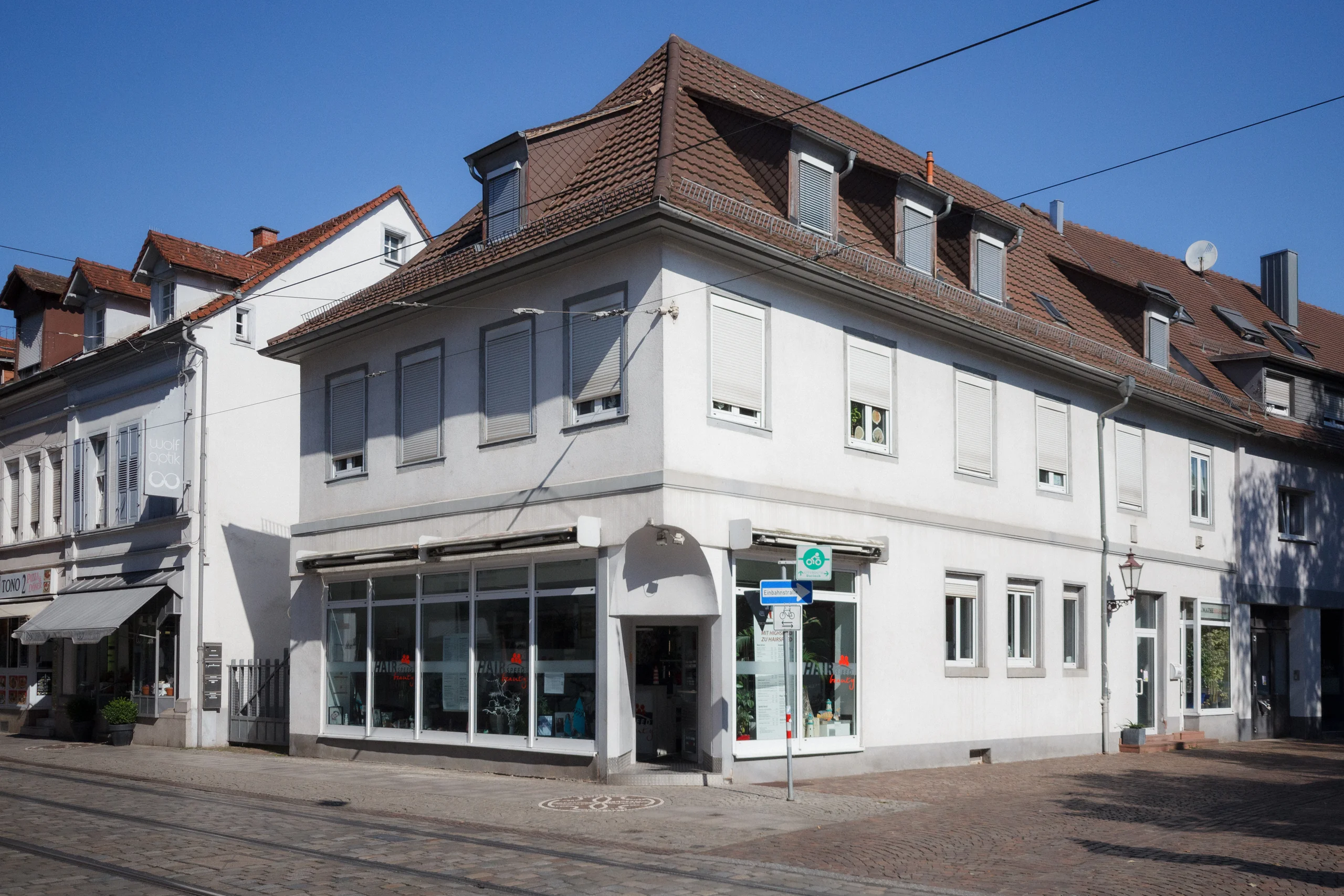 Karlsruhe-Durlach / Gewerbeobjekt mit zwei Einheiten in der Fußgängerzone der Durlacher Altstadt / vermietet