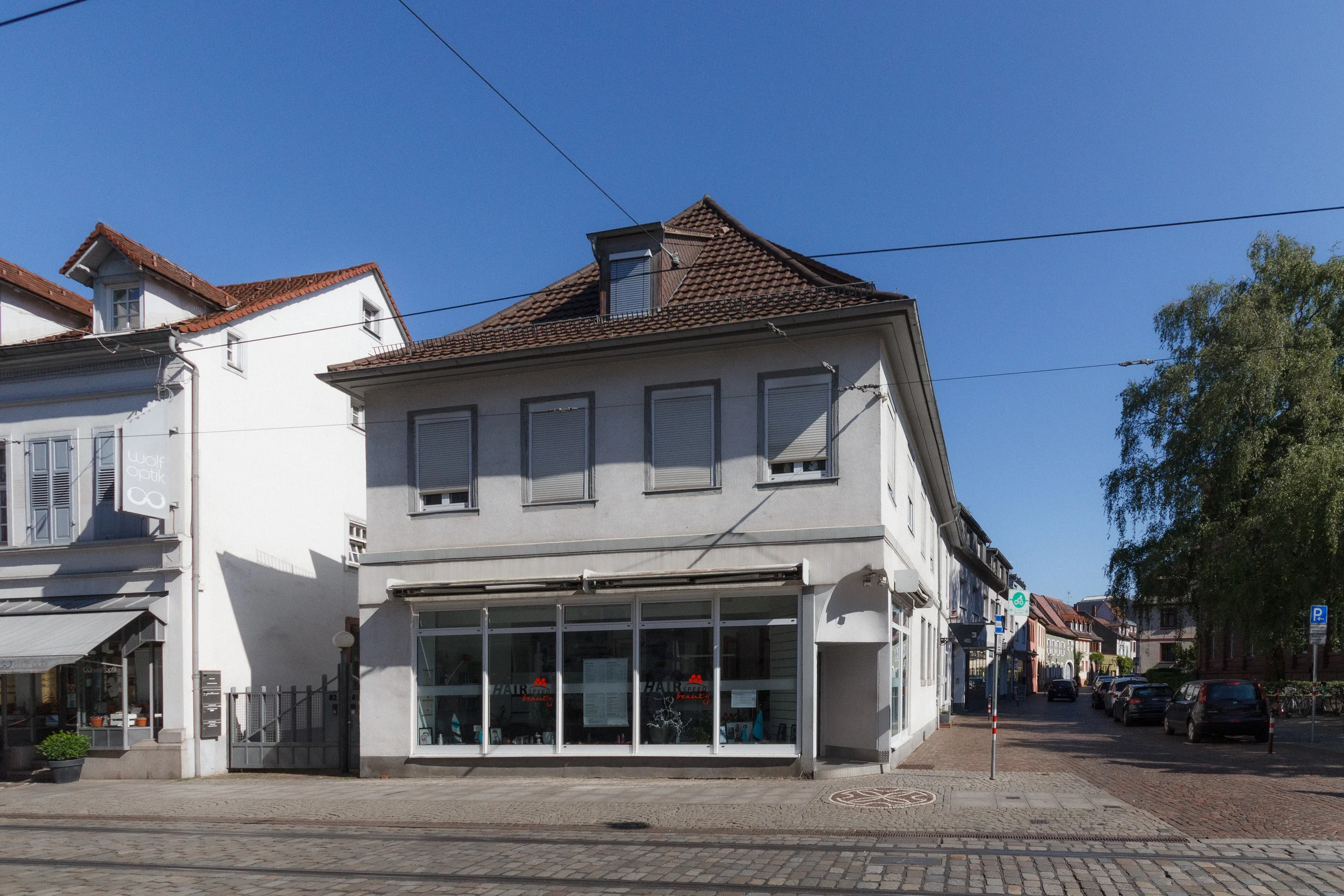 Karlsruhe-Durlach / Gewerbeobjekt mit zwei Einheiten in der Fußgängerzone der Durlacher Altstadt / vermietet