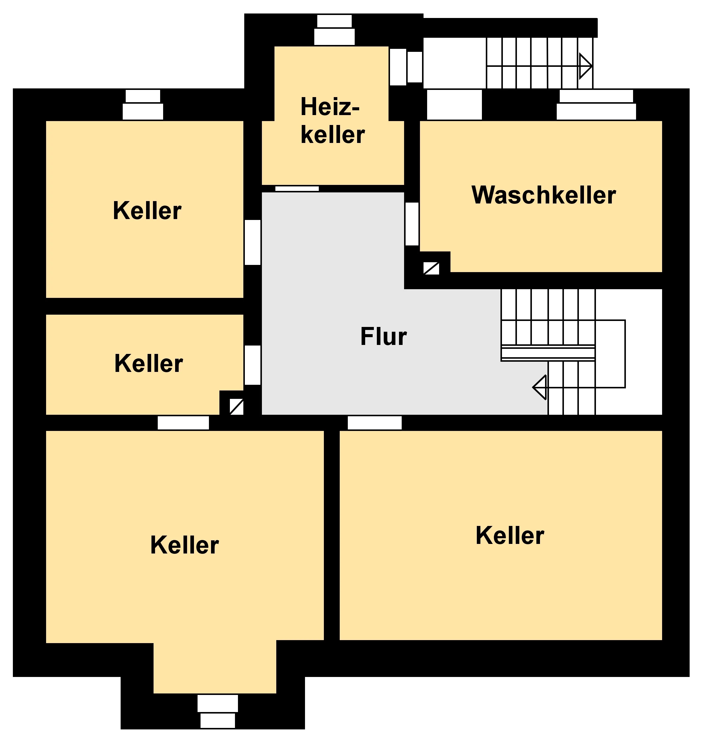 KA-Durlach / Mehrfamilienhaus mit vier Wohnungen, Garagen, Terrasse sowie Gewerbefläche / vermietet