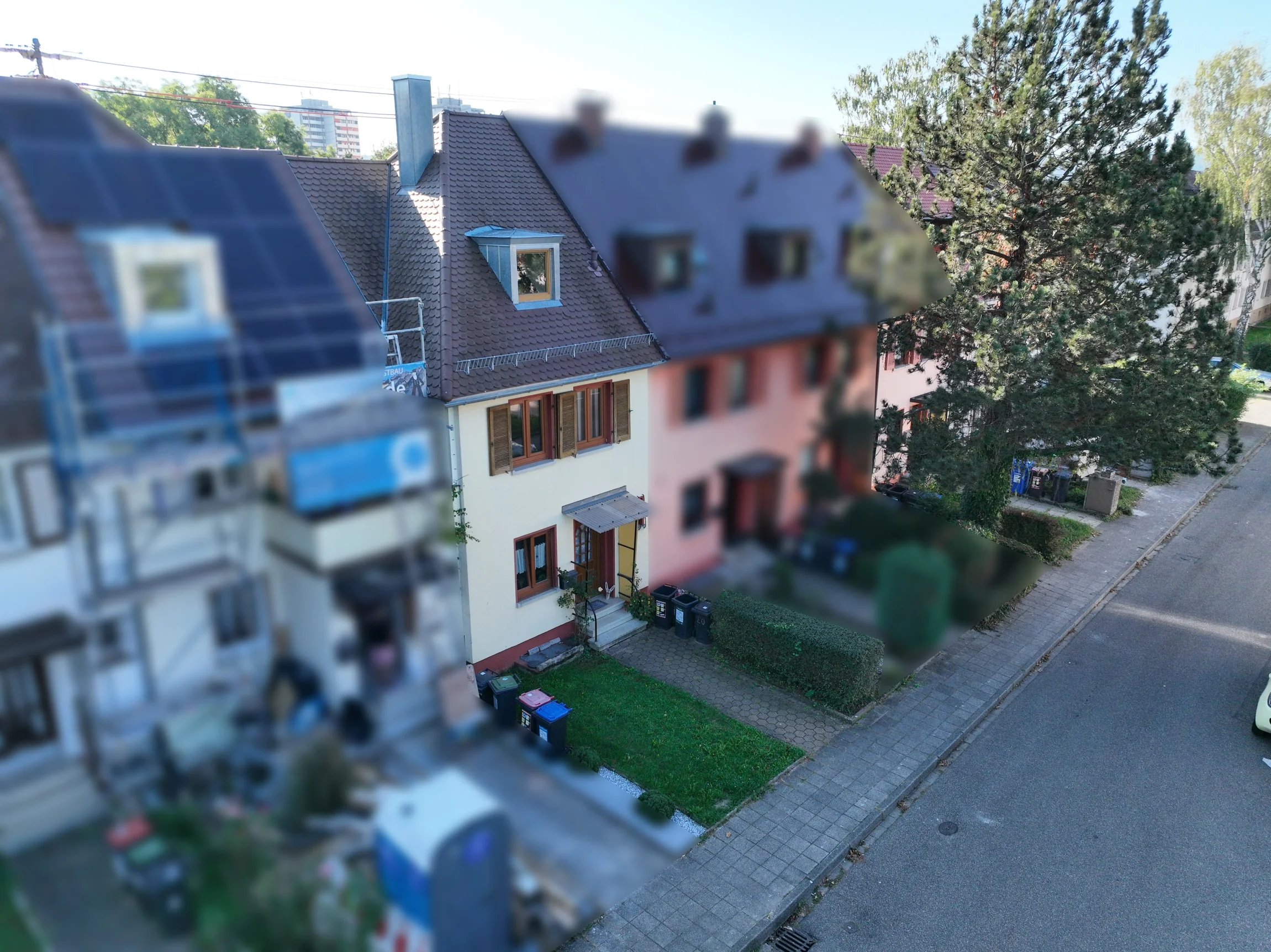 Karlsruhe-Durlach / Dornwaldsiedlung / familienfreundliches Reihenhaus mit Garten auf Erbpachtgrundstück / sofort frei