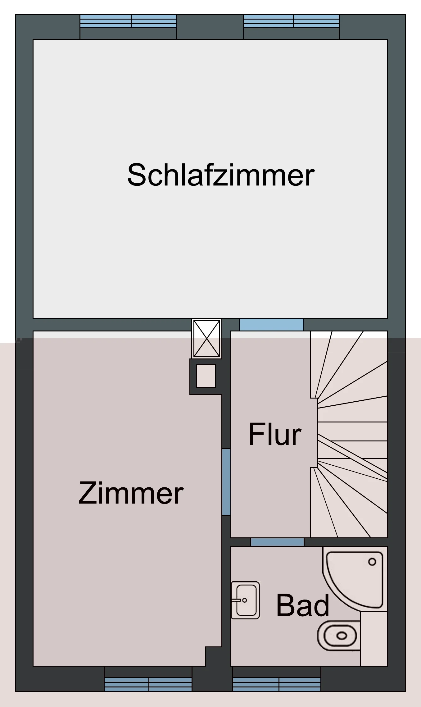Karlsruhe-Durlach / Dornwaldsiedlung / familienfreundliches Reihenhaus mit Garten auf Erbpachtgrundstück / sofort frei