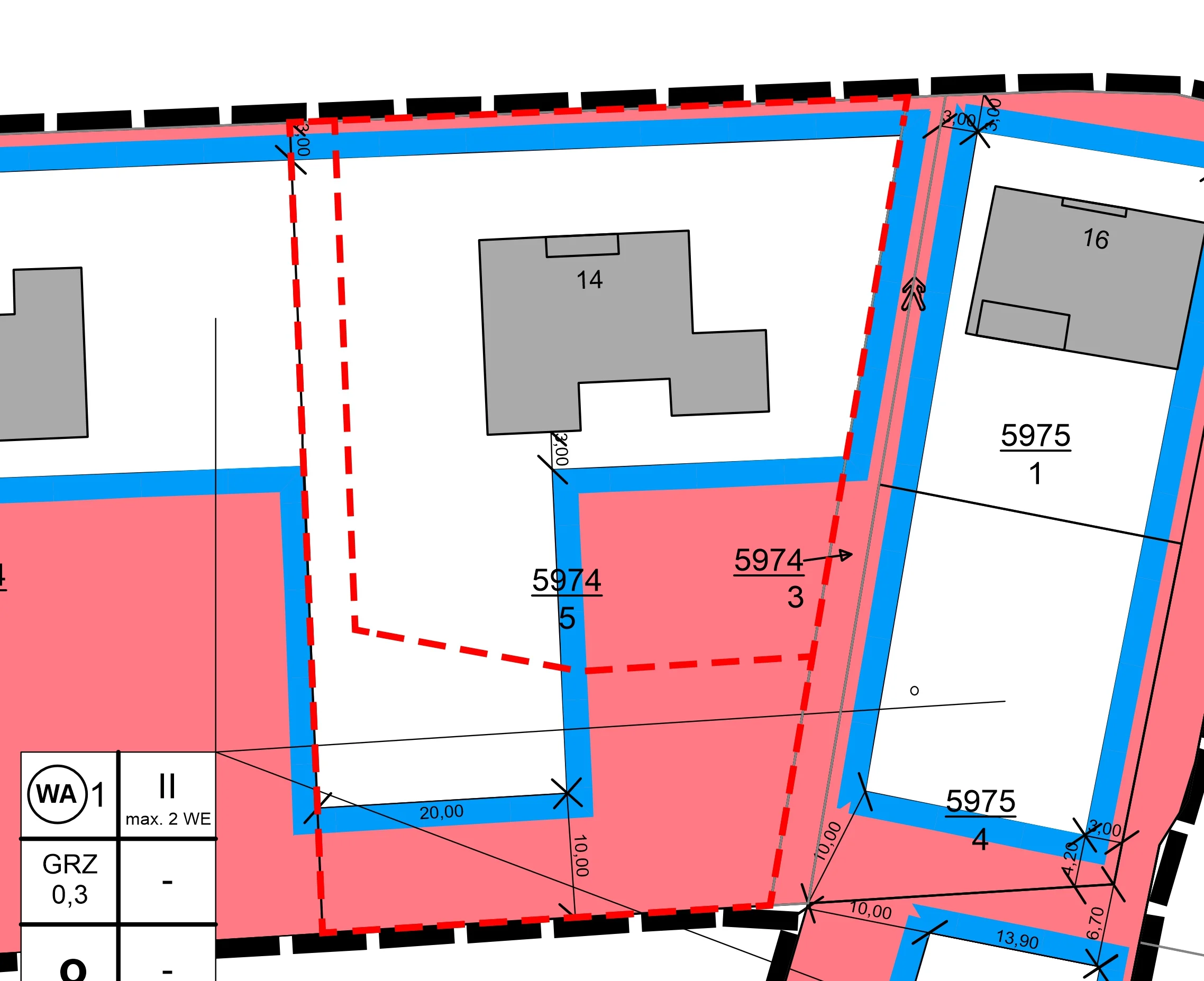 Bellheim / Bauplatz für ein 1-2-Familienhaus in zweiter Reihe am Spiegelbachpark