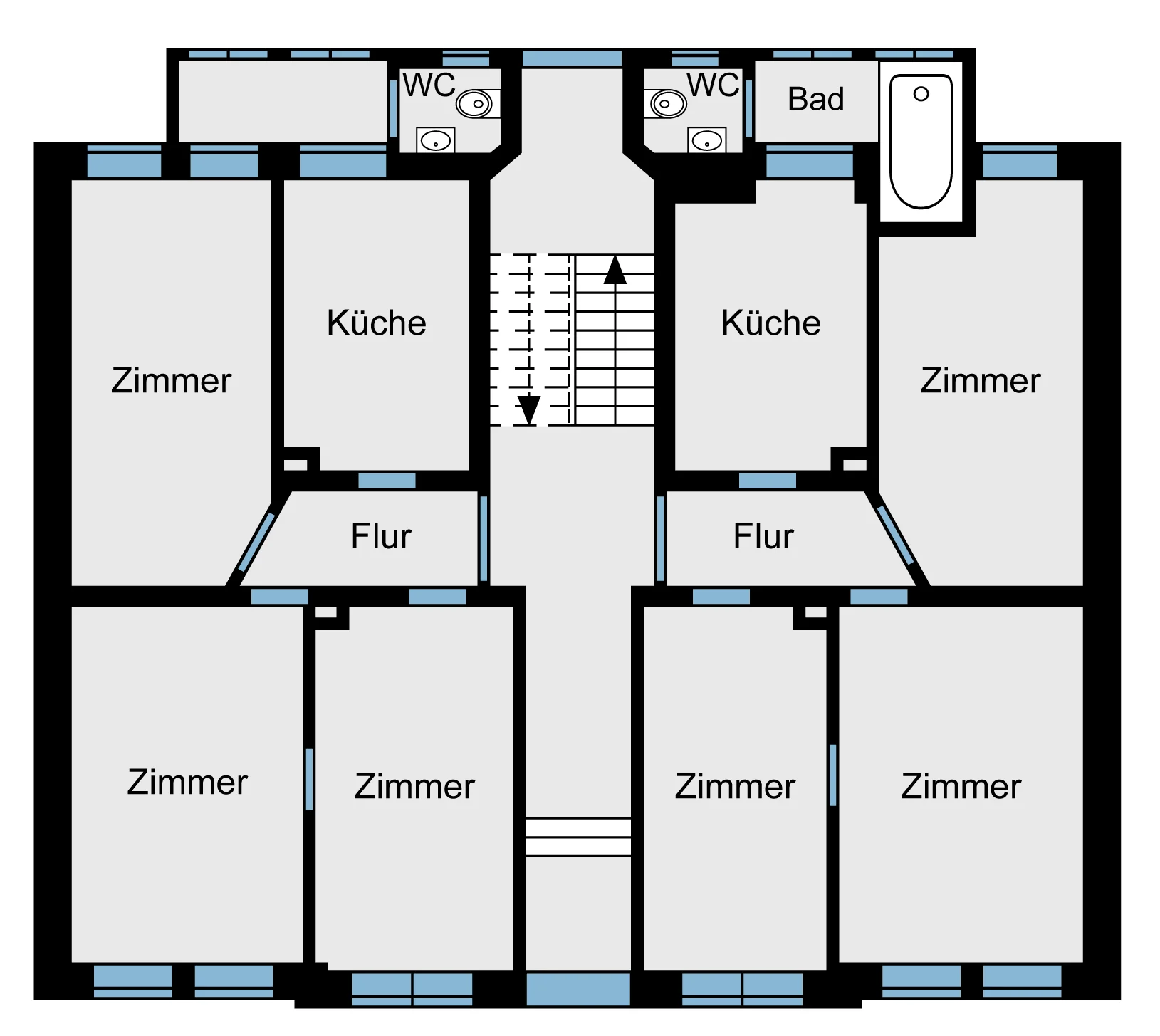 KA-Durlach / stilvolles & sanierungsbedürftiges Mehrfamilienhaus mit vielfältigem Potential & Ausbaureserven in zentraler Lage / 3 Wohnungen frei