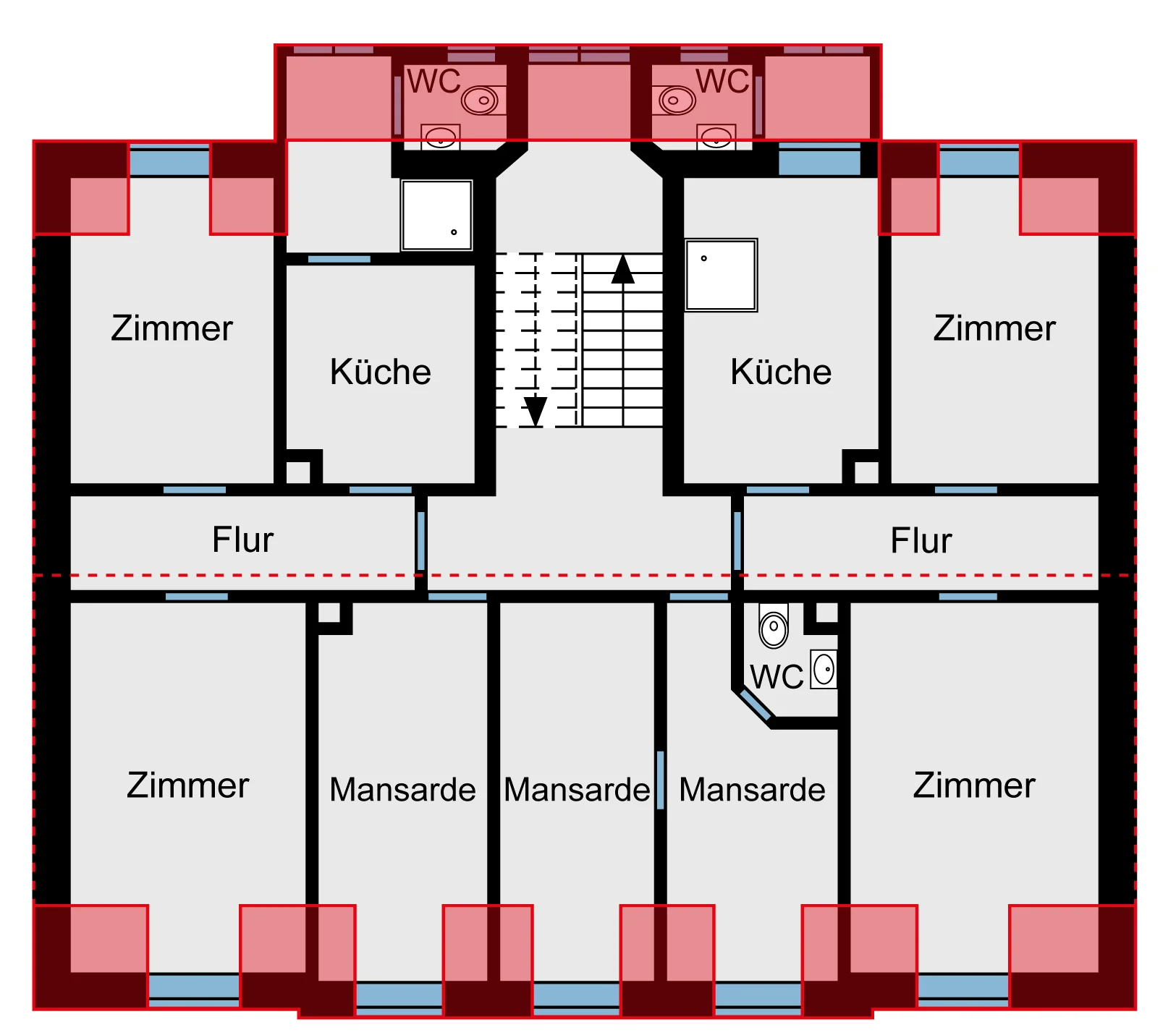 KA-Durlach / stilvolles & sanierungsbedürftiges Mehrfamilienhaus mit vielfältigem Potential & Ausbaureserven in zentraler Lage / 3 Wohnungen frei