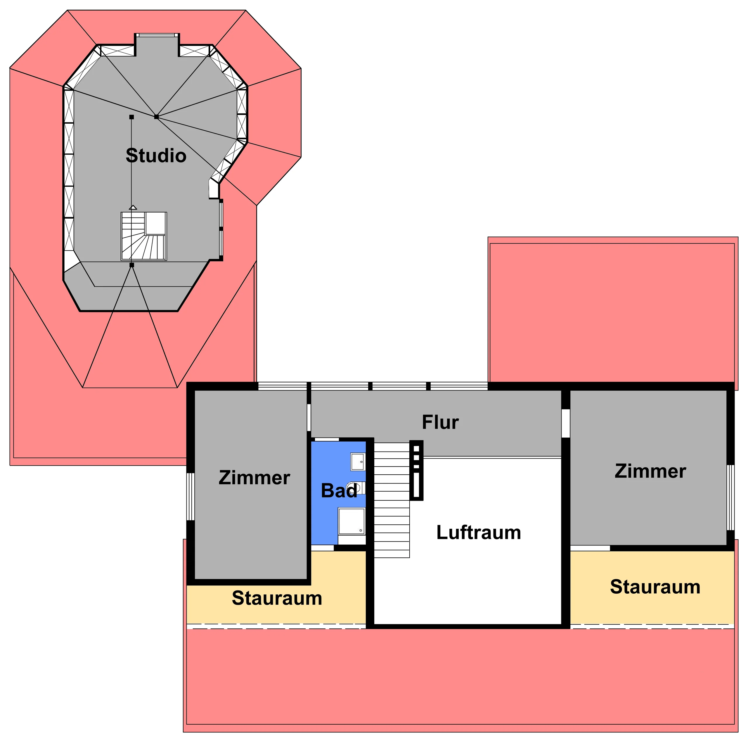 Bellheim / Architektenhaus mit 352 m² Wohnfläche und 123 m² Gewerbefläche auf großem Grundstück