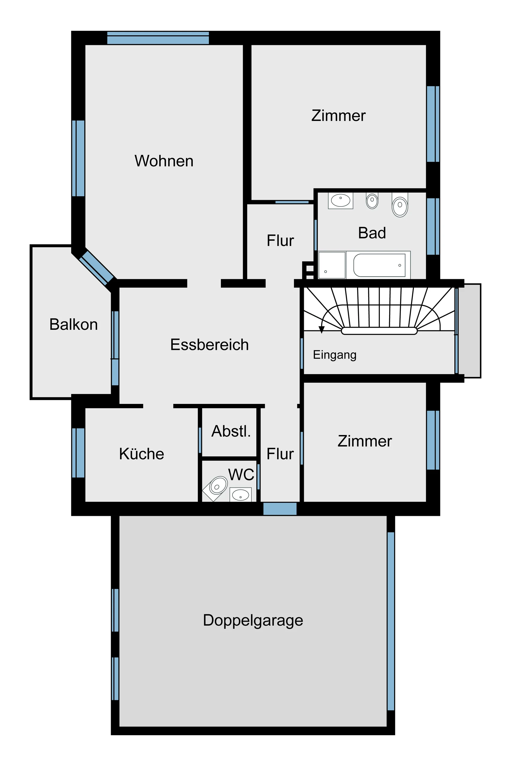 KA-Hohenwettersbach / MFH nutzbar als Mehrgenerationenhaus mit drei Wohnungen (DG & UG frei)