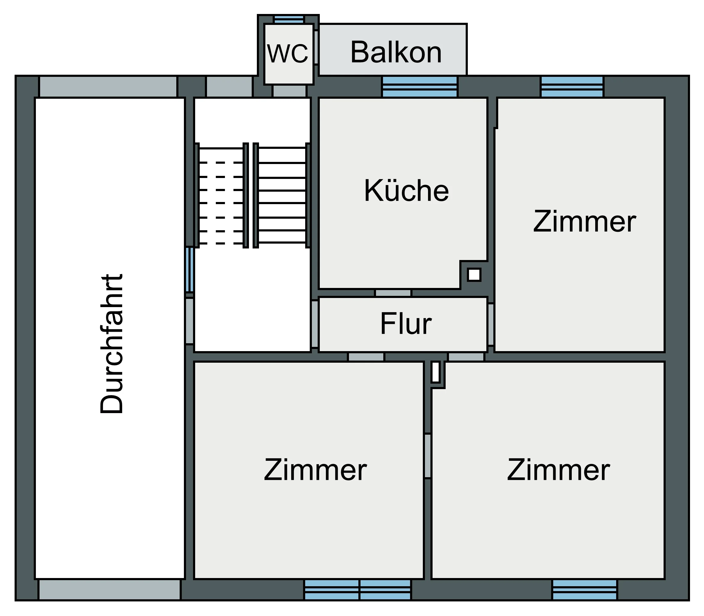 KA Durlach-Aue / sanierungsbedürftiges MFH mit Rückgebäude, Garage und Garten / zeitnah freiwerdend